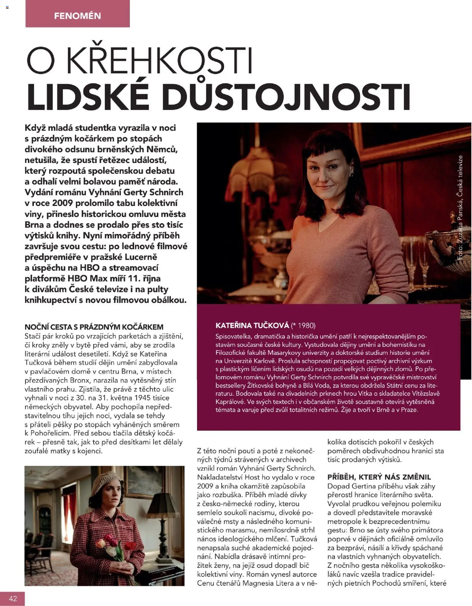 Knižní klub magazín od 01.10.2026 | Strana: 42 | Produkty: Kniha, Magnesia, Televize