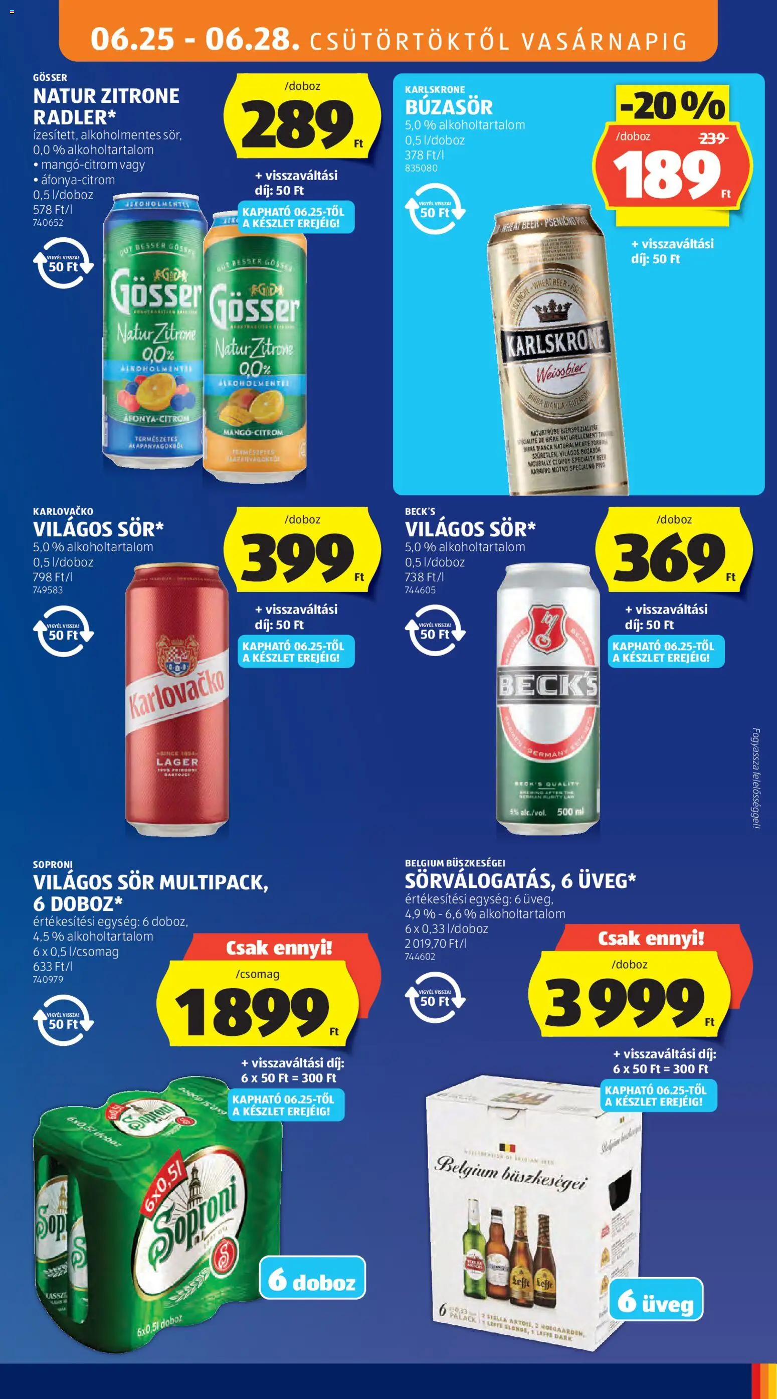 Aldi akciós ujság - amely érvényes a következő dátumtól: 25.06.2026 | Oldal: 19