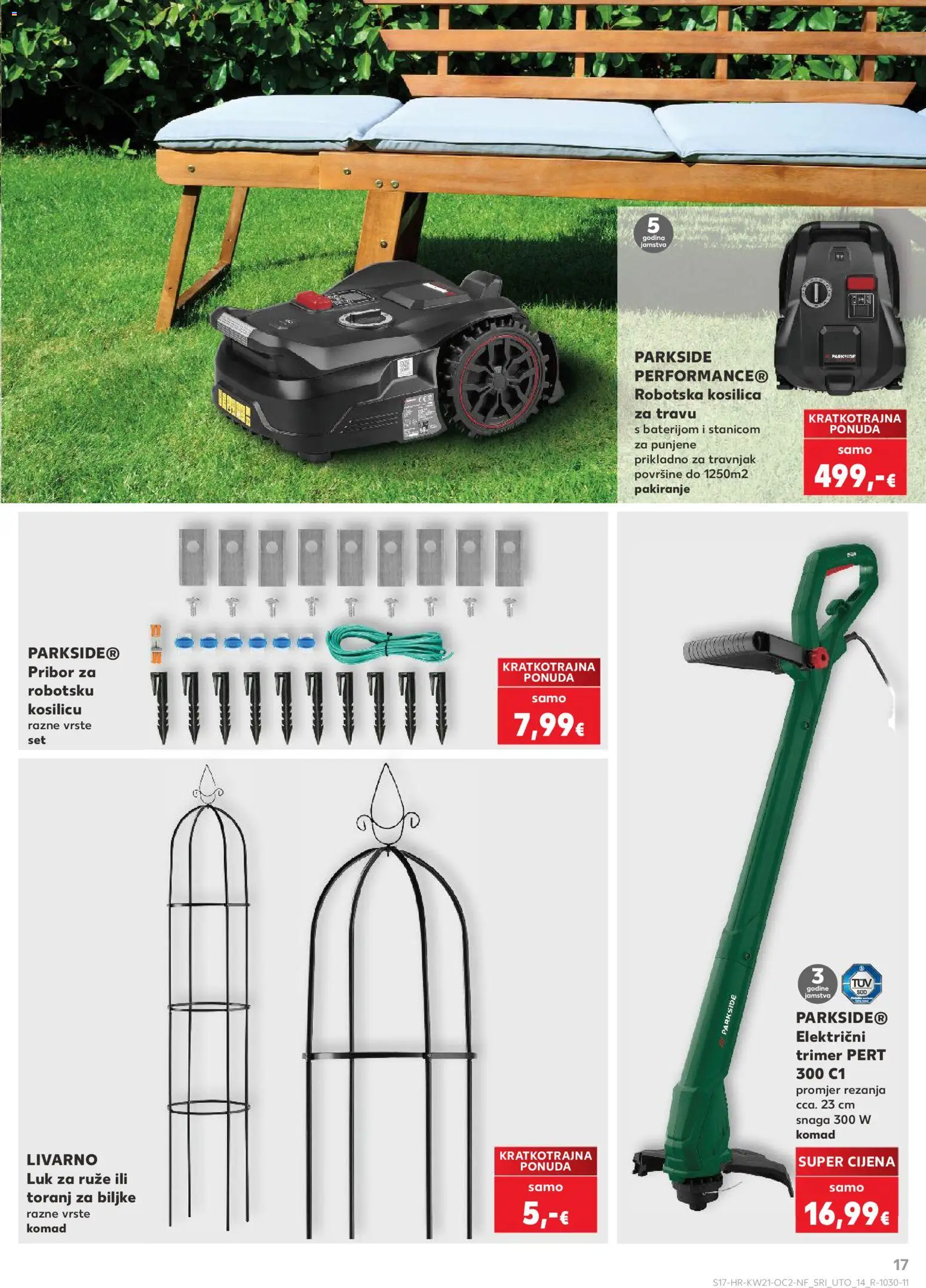 Kaufland katalog | vrijedi od 20.05.2026 | Stranica: 17 | Proizvodi: Kosilica, Luk, Trimer, Parkside