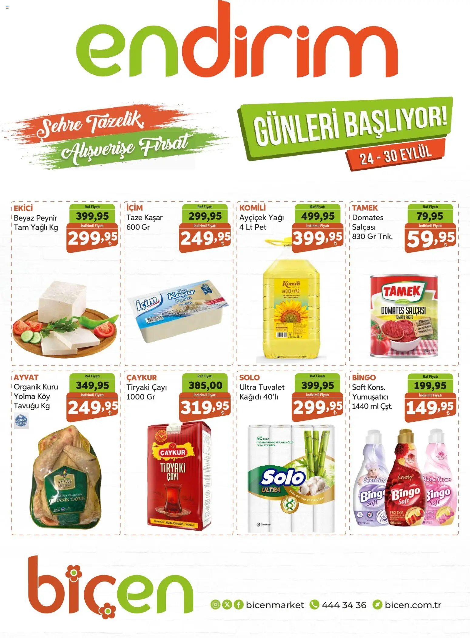 Biçen Market Katalog - 24 Eylül 2026 tarihinden itibaren geçerlidir | Sayfa: 1