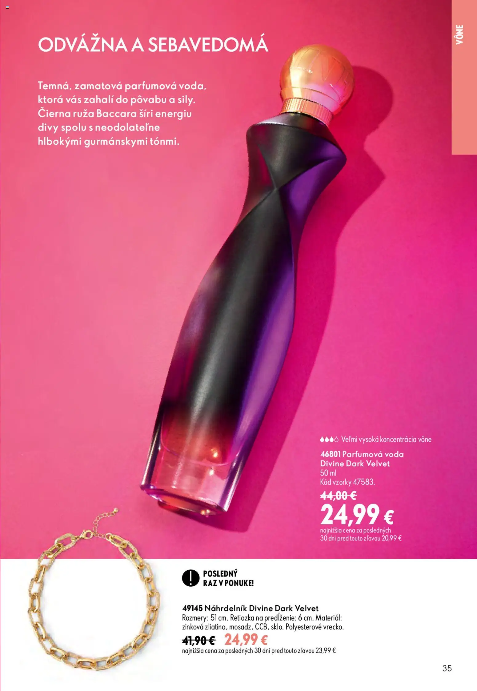Nové Oriflame akcie – leták je platný od 19.08.2026 | Strana: 35 | Produkty: Voda