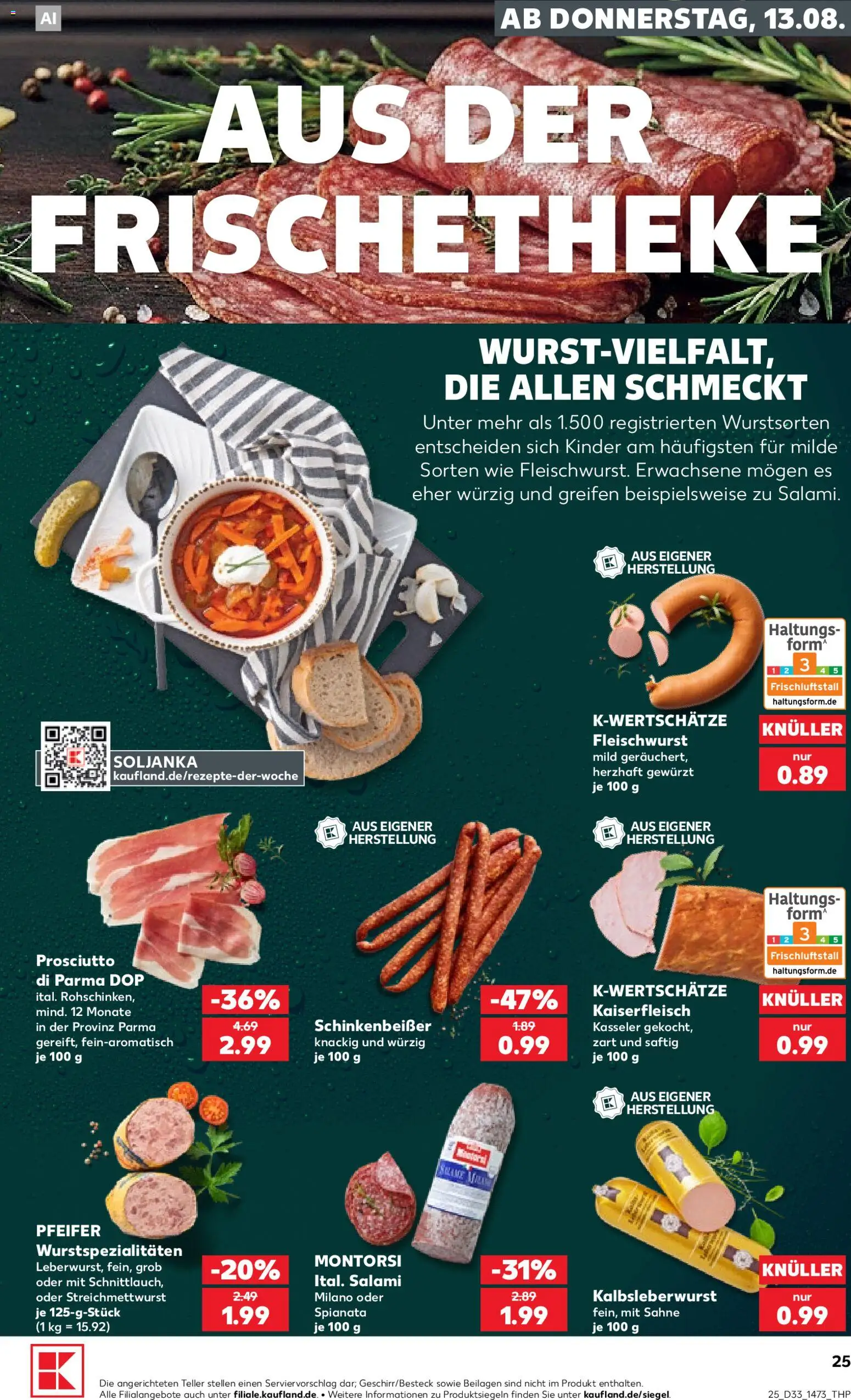 Kaufland Německo leták od 13.08.2026 | Strana: 25
