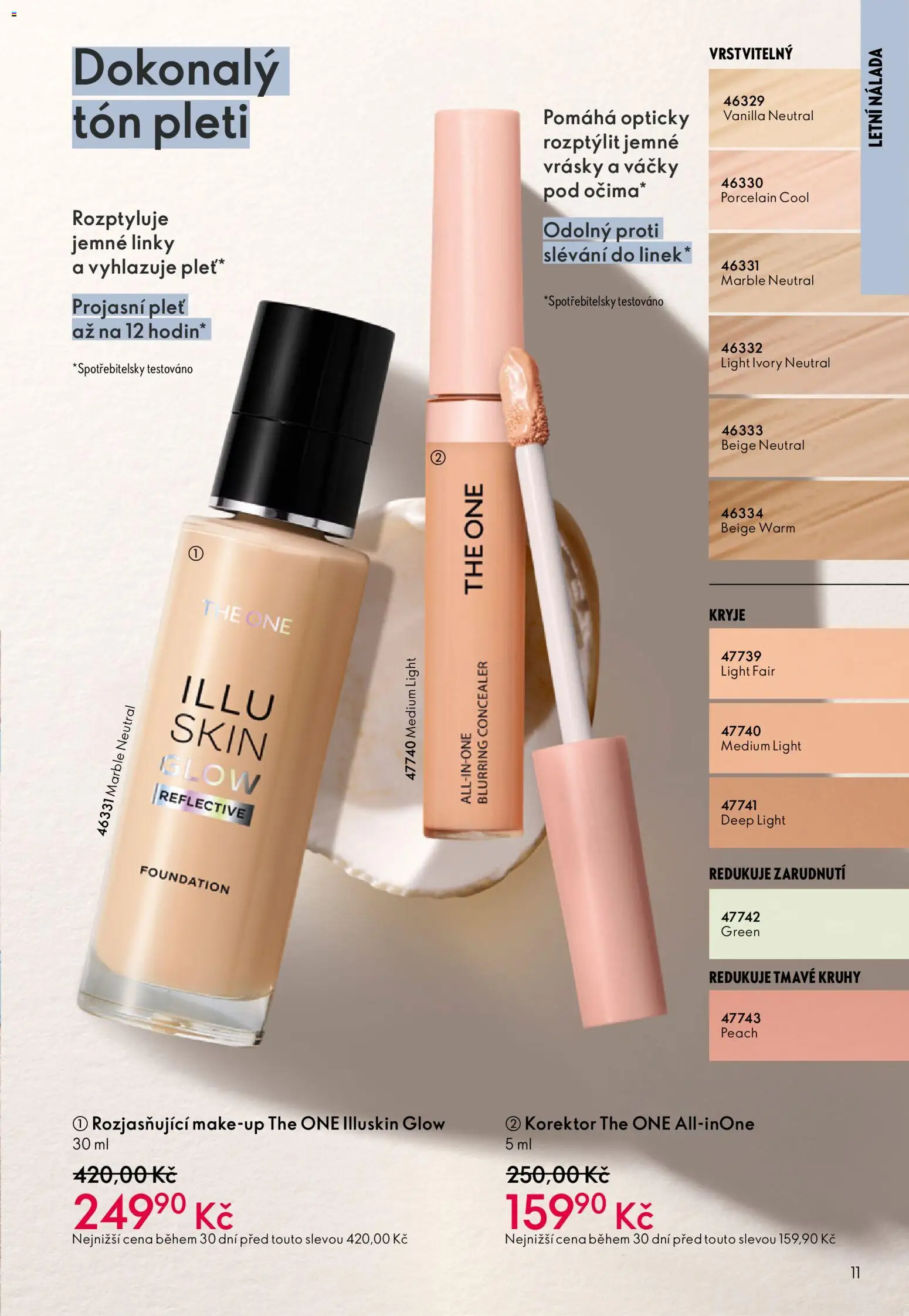 Oriflame katalog č. 08/2026 od 27.05.2026 | Strana: 11 | Produkty: Makeup, Korektor