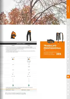 Pré-visualização Stihl Catálogo válido de 07/09/2026 | Página: 255 | Produtos: Casaco, Calças, Mangas