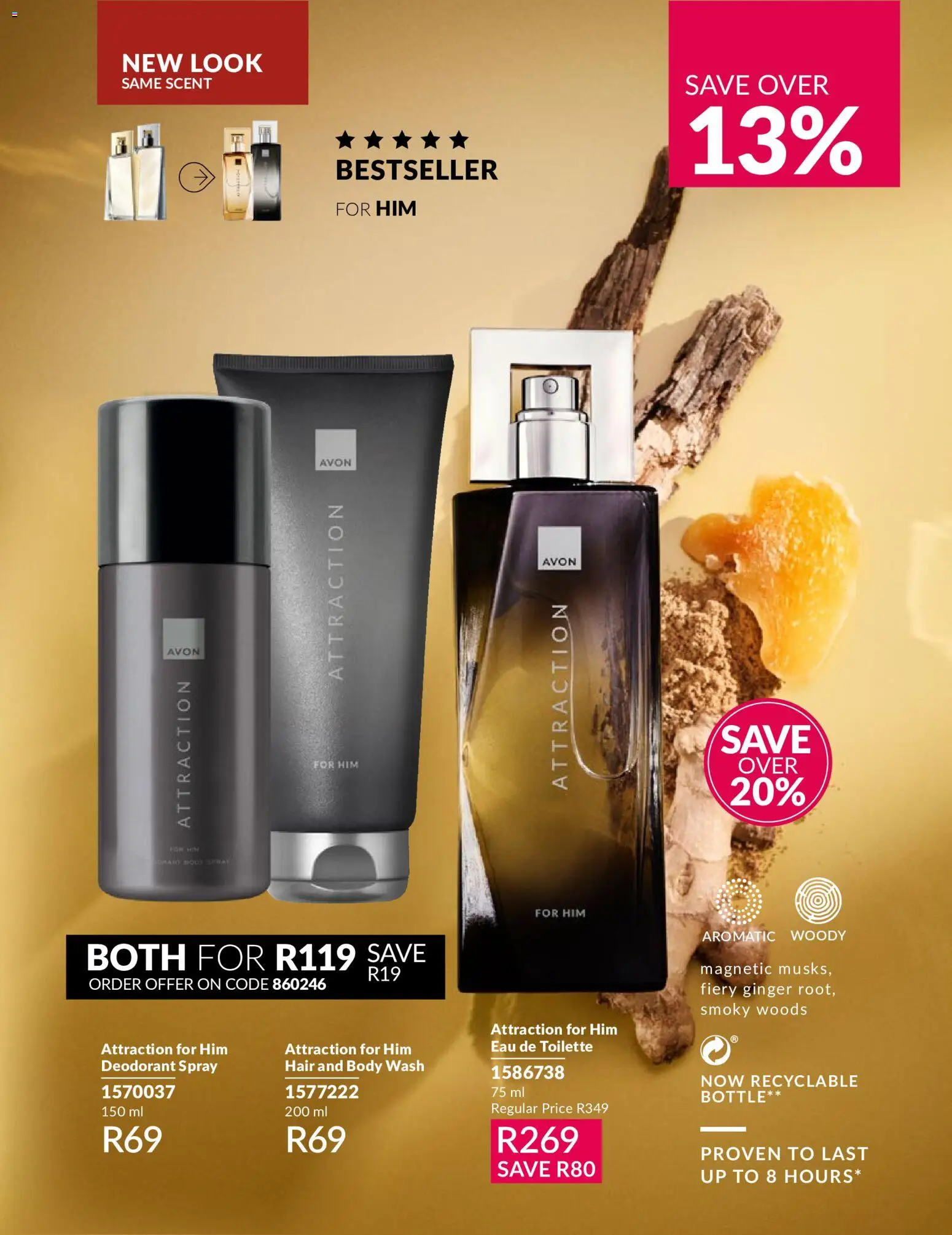 New Avon catalogue – valid from 11.05.2026 | Page: 17 | Products: Eau de toilette, Deodorant, Body wash