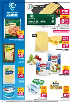 Mercator katalog akcije – veljaven od 11.06.2026 | Stran: 14 | Izdelki: Sirni namaz, Edamec, Gauda, Sir
