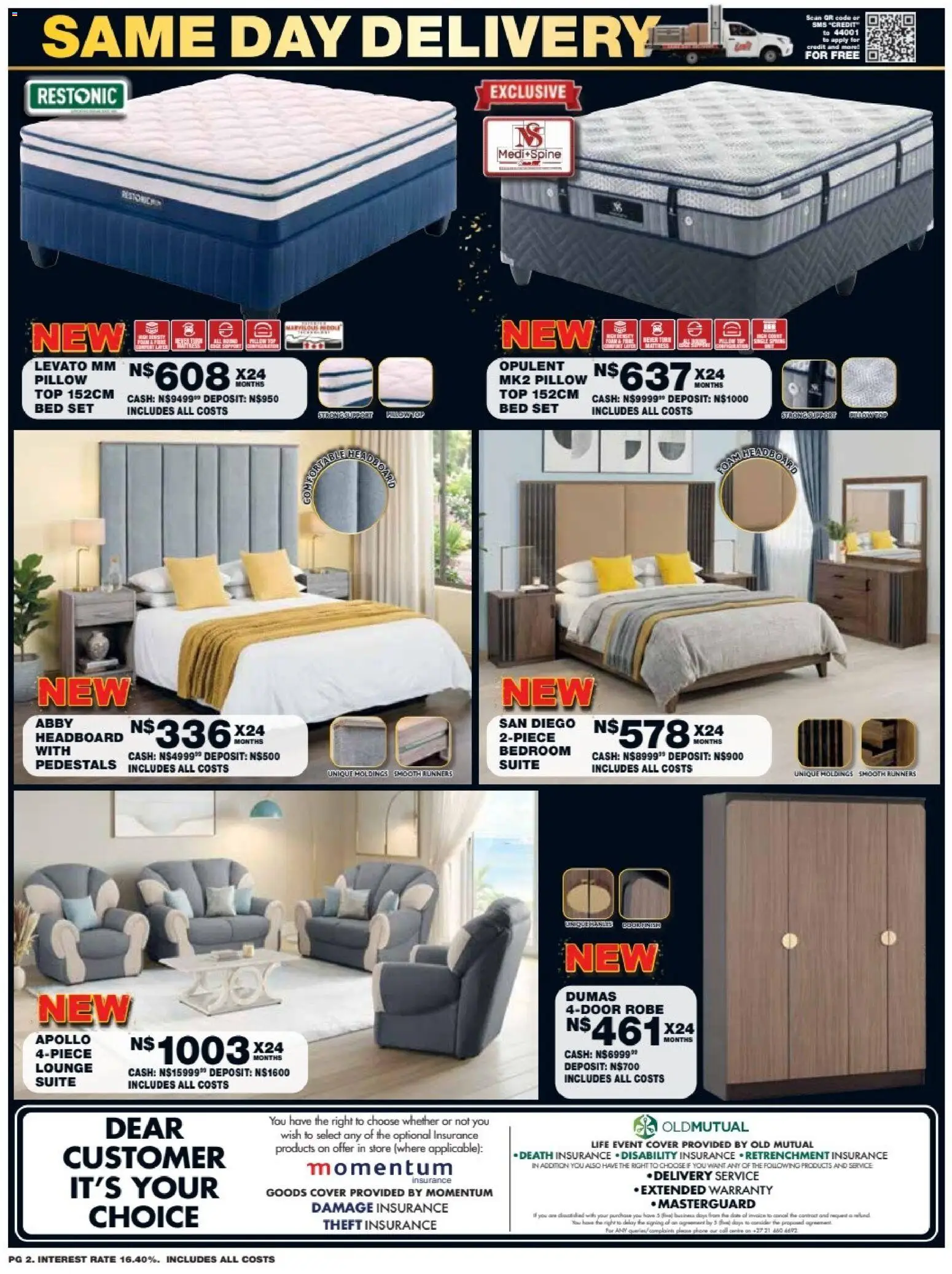 New Lewis Stores catalogue – valid from 10/08/2026 | Page: 2 | Products: Headboard, Bed, Mattress, Pillow