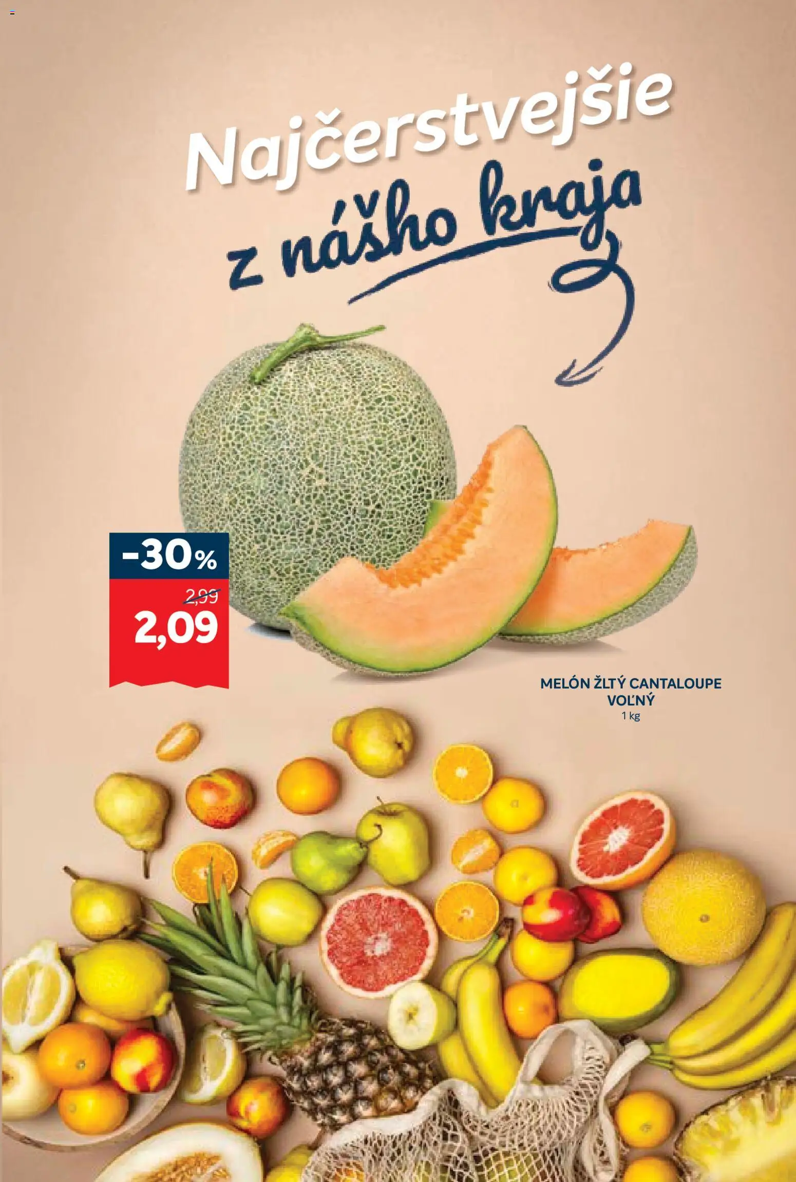 Nové Kraj akcie – leták je platný od 27.08.2026 | Strana: 3 | Produkty: Melón