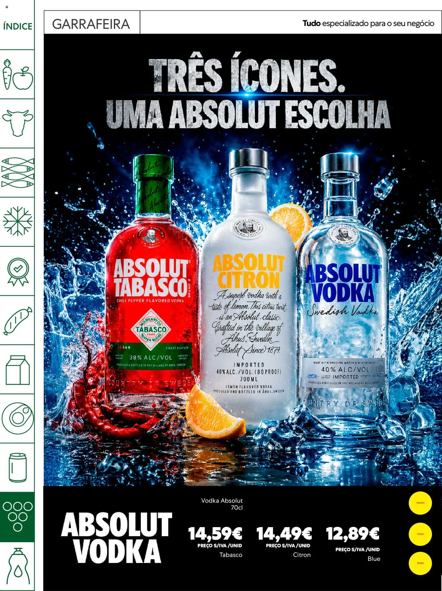 Recheio Horeca Madeira │ válido de 07/07/2026 | Página: 32 | Produtos: Gin, Vodka