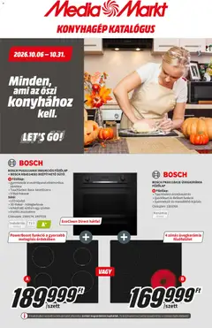 Media Markt akciós újság - amely érvényes a következő dátumtól: 2026.10.06.