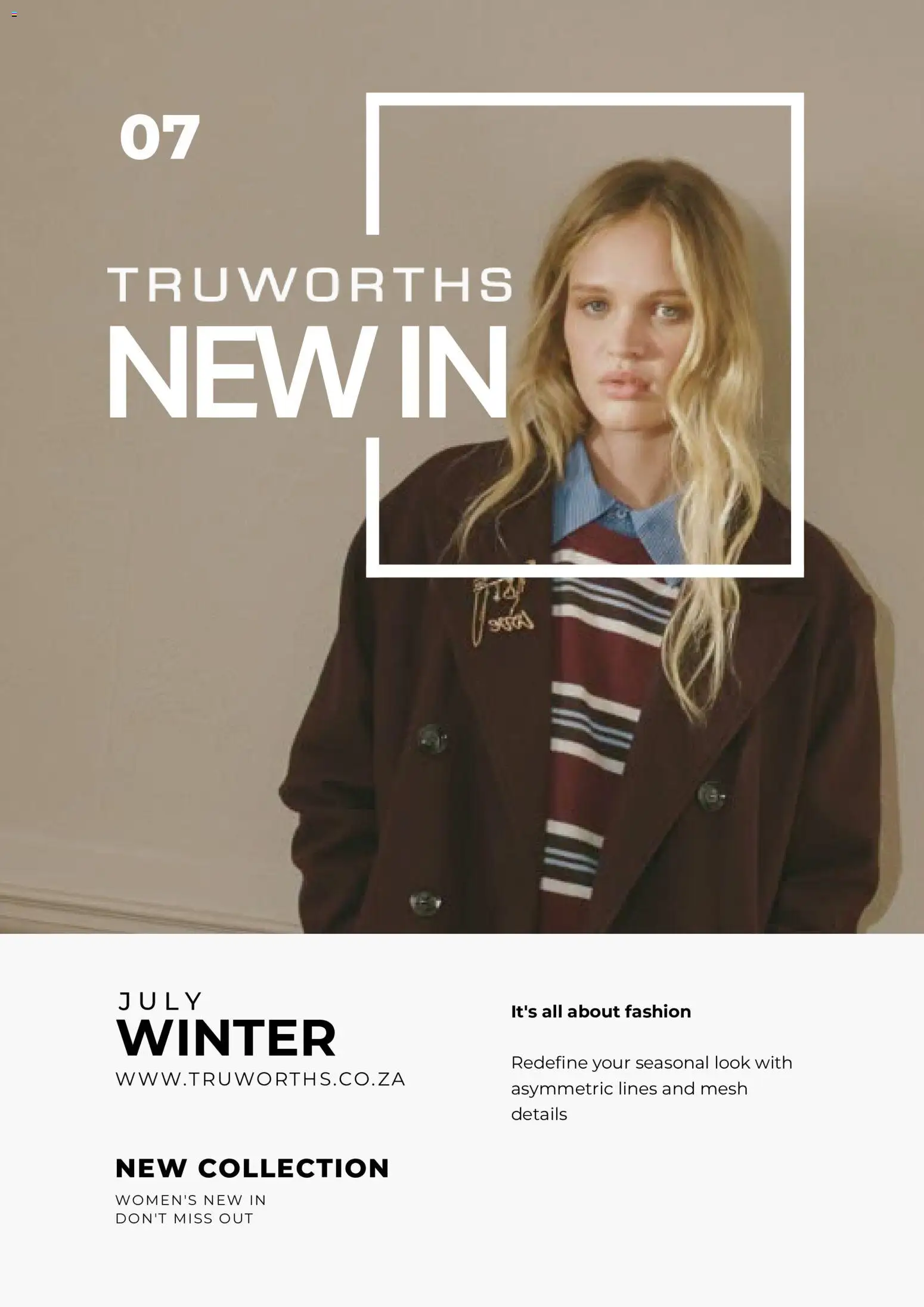 New Truworths catalogue – valid from 01/07/2026 | Page: 1