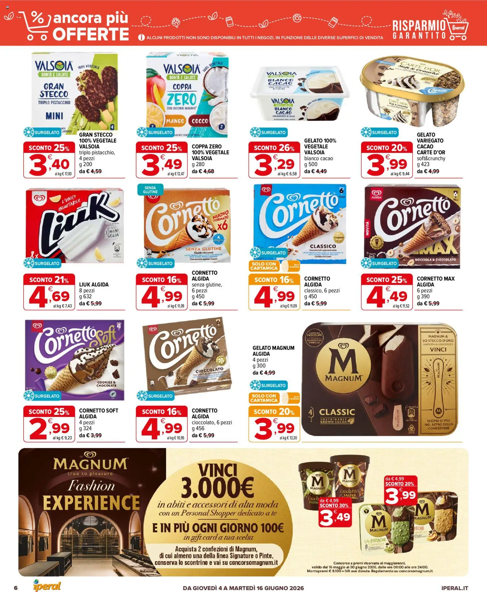 Volantino Iperal del 04.06.2026 | Pagina: 6 | Prodotti: Tè, Mango, Cocco, Cacao