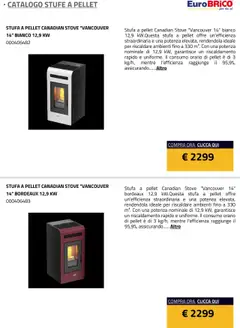 Anteprima del volantino Eurobrico Stufe a Pellet catalogo valido a partire dal 23.07.2025 | Pagina: 31 | Prodotti: Pellet, Stufa a pellet, Stufa
