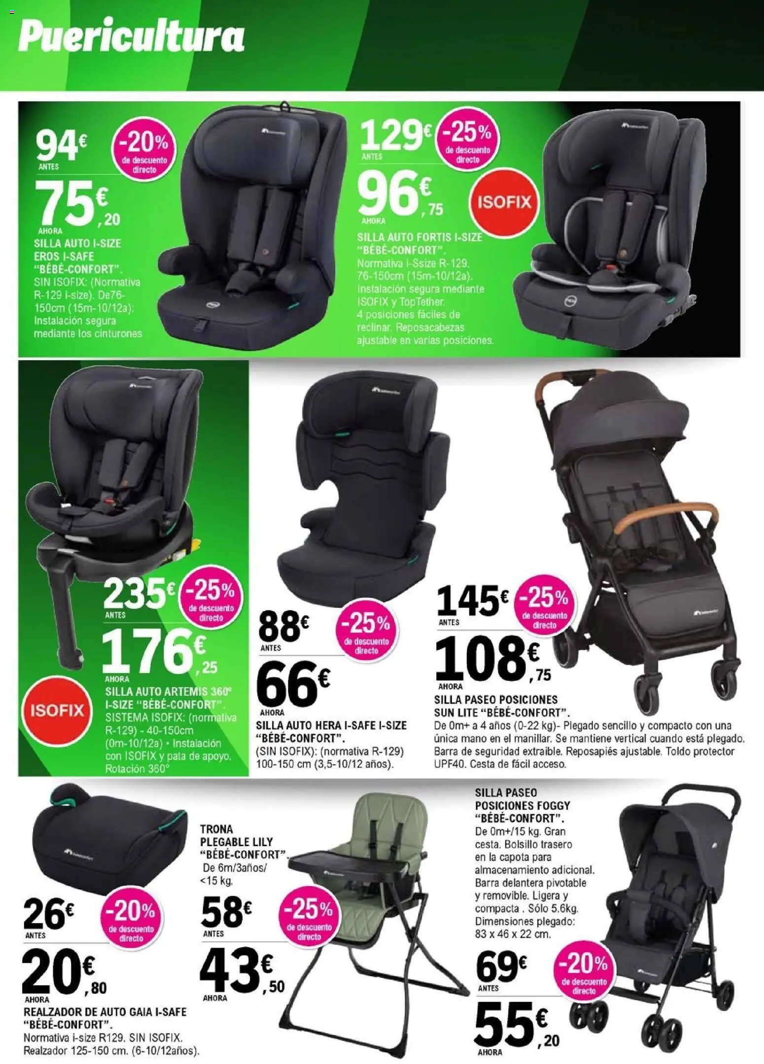 E.Leclerc folleto Salamanca │ válido desde el 09/09/2026 | Página: 14 | Productos: Reposapiés, Silla, Cesta