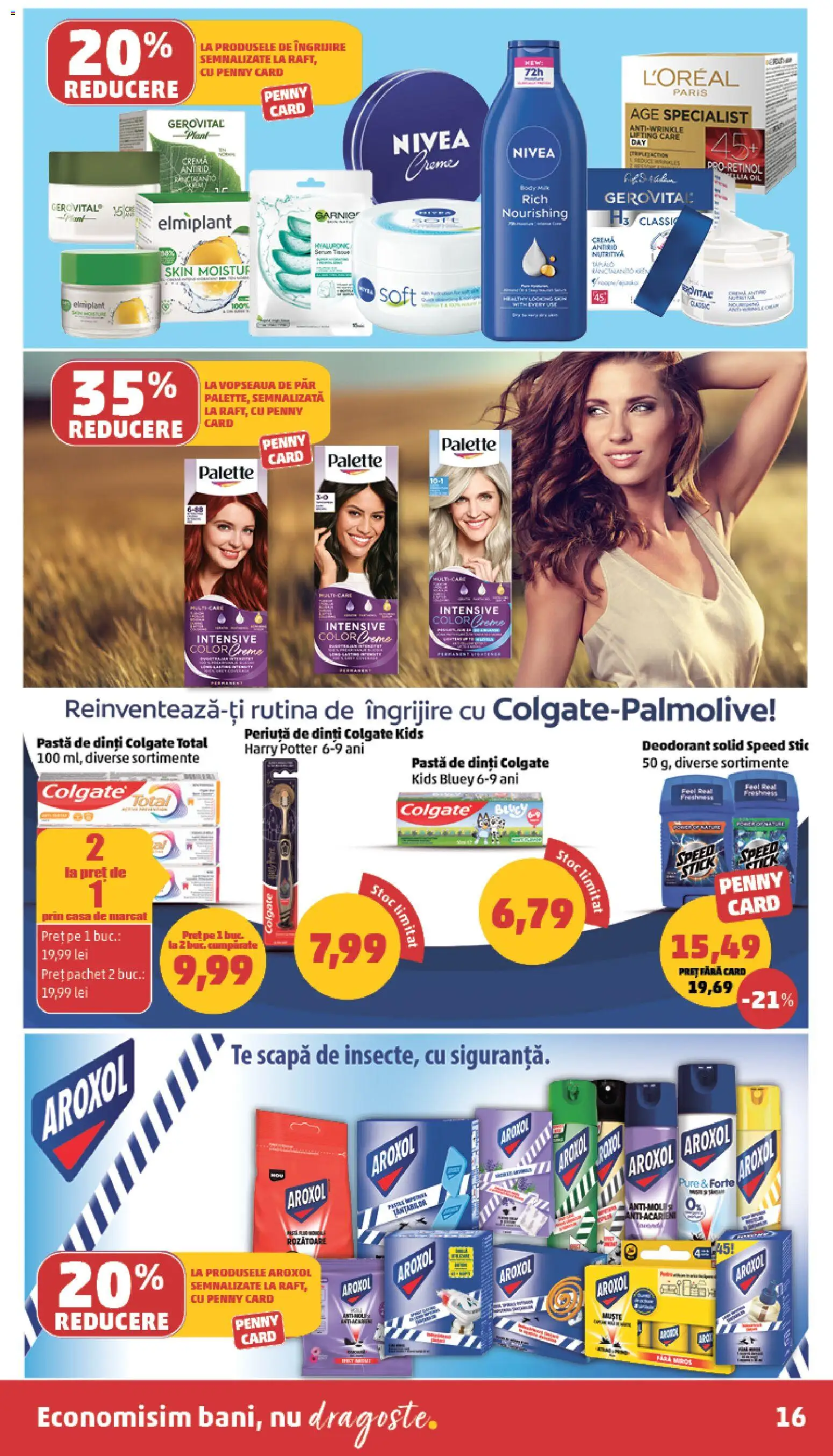 Noul catalog PENNY – valabil de la 06.05.2026 | Pagină: 16 | Produse: Body, Arapsaçı, Cremă, Deodorant