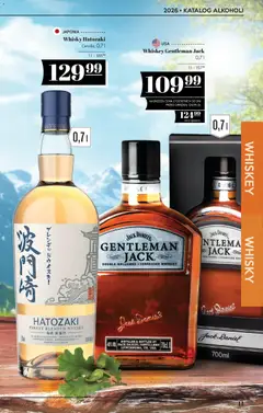 Pogląd oferty "POLOmarket katalog - Alkoholi" - ważna od 23.04.2026 | Strona: 11 | Produkty: Gentleman Jack, Jack Daniel's, Whisky