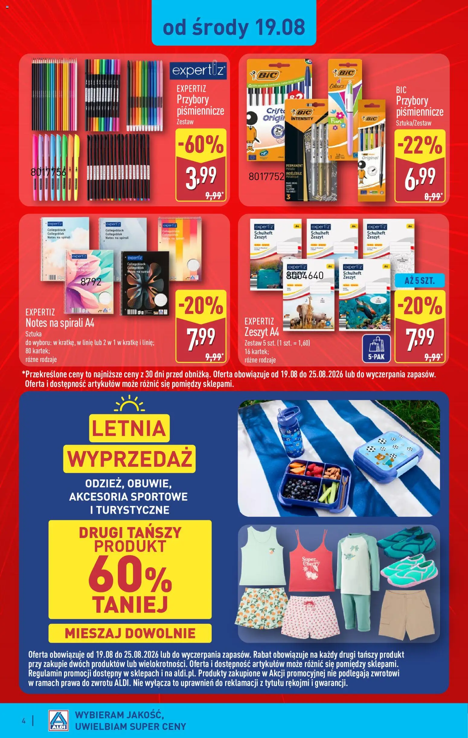 Aldi Polsko leták - Ostatnie sztuki w wybranych sklepach od 18.08.2026 | Strana: 4