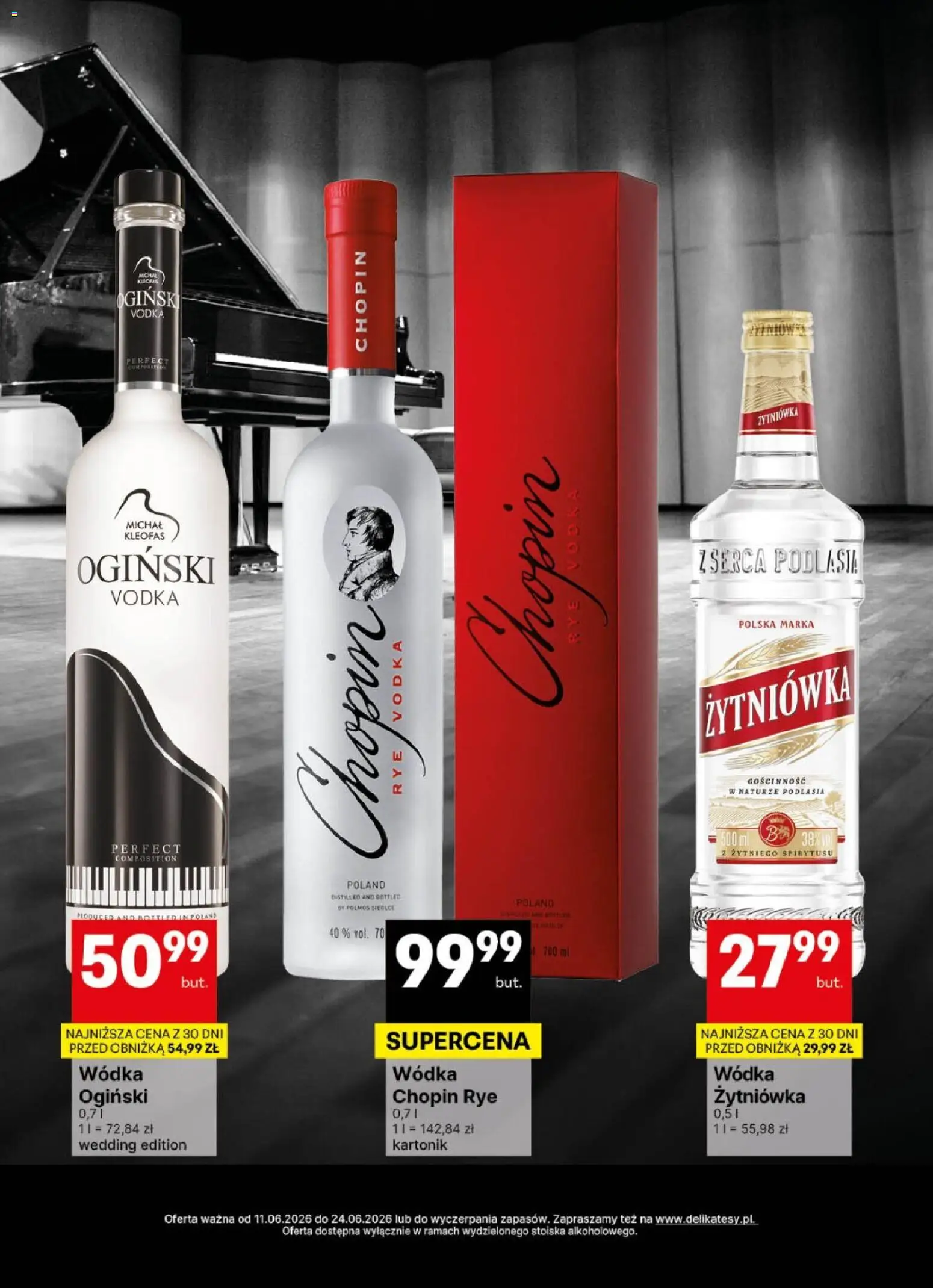 Delikatesy Centrum gazetka - DeliBarek od 11.06.2026 | Strona: 9 | Produkty: Ogiński, Wódka Ogiński, Vodka, Wódka