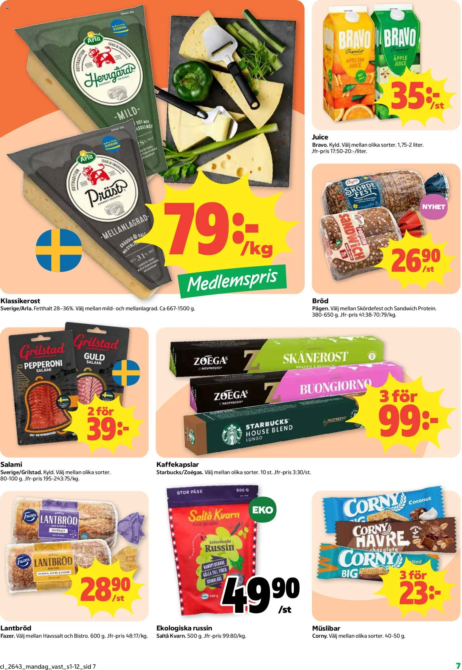Coop reklamblad aktuell från 19/10/2026 | Sida: 7