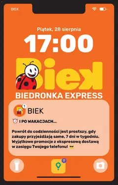 Náhled letáku Biedronka Polsko leták - Biek oferta od 28.08.2026