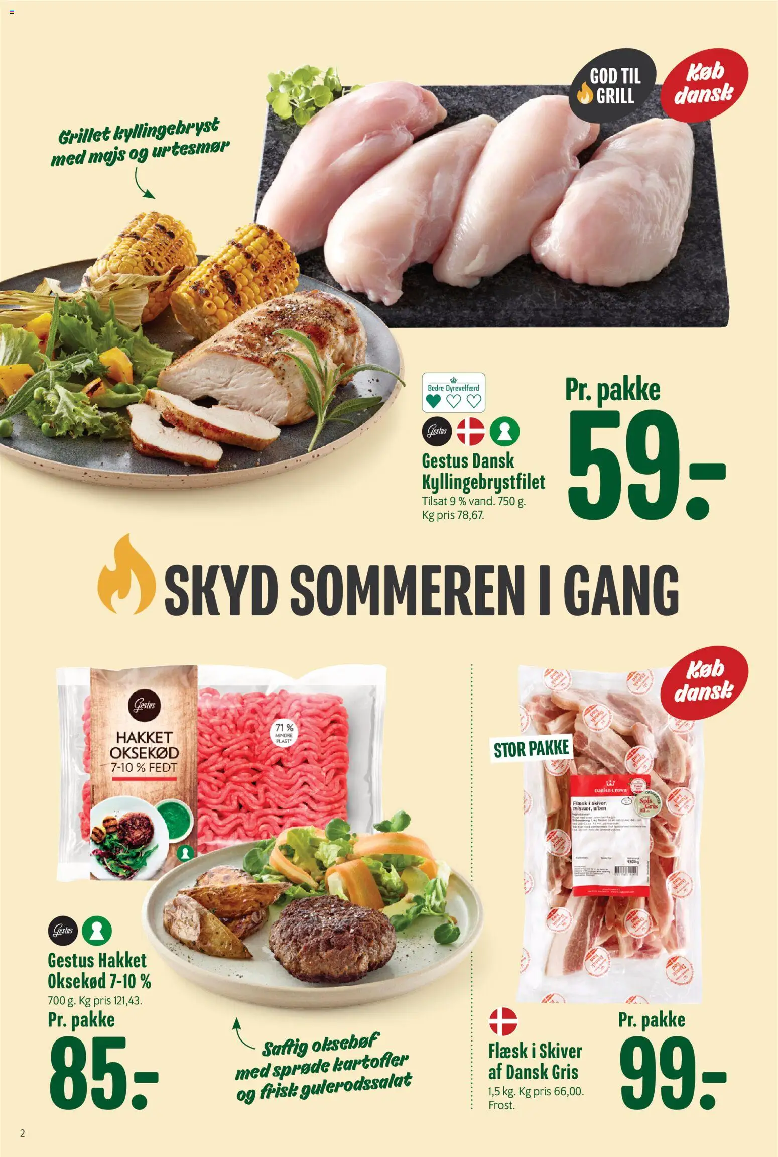 Min Købmand tilbudsavis – gyldig fra 29.05.2026 | Side: 2 | Produkter: Oksekød, Kartofler, Majs, Grill