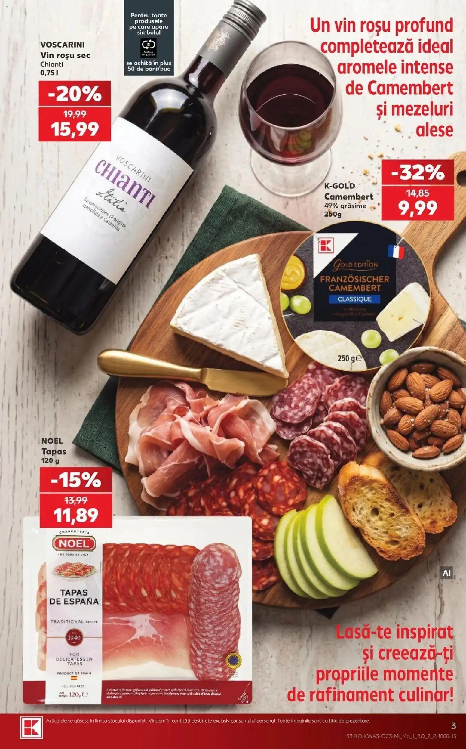 Kaufland Alba Iulia 21.10.2026 - Revista si Oferta | Pagină: 3 | Produse: Vin rosu, Vin, Intense, Plus