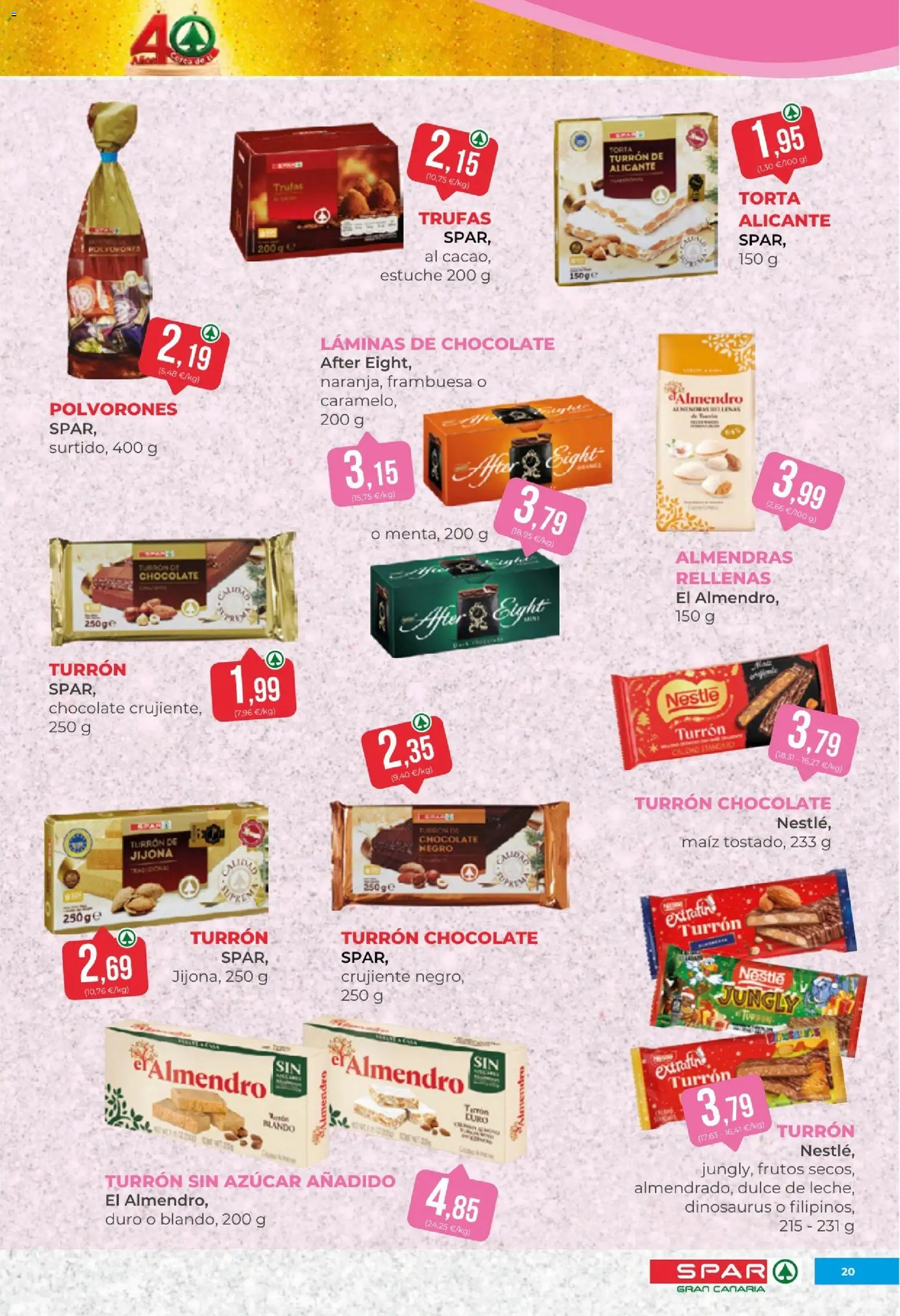 Spar - folleto │ válido desde el 16/10/2026 | Página: 20 | Productos: Dulce, Maíz, Chocolate, Azúcar