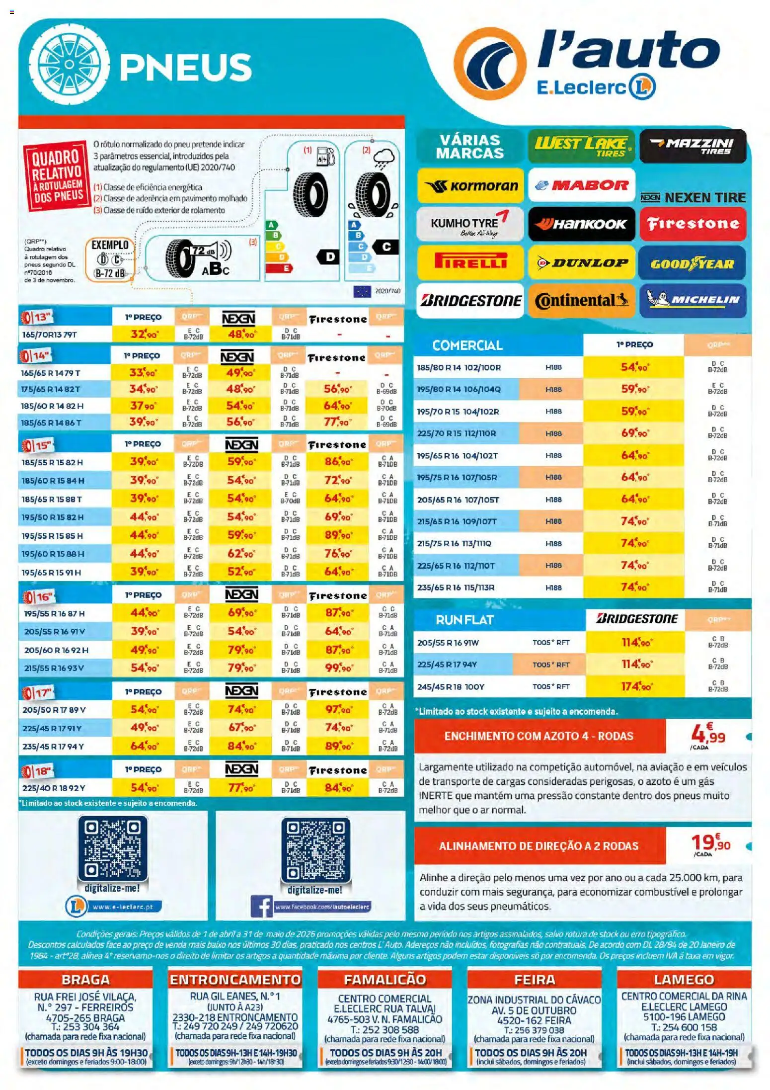 E.Leclerc folheto Auto │ válido de 01.04.2026 | Página: 8 | Produtos: Quadro, Pneu