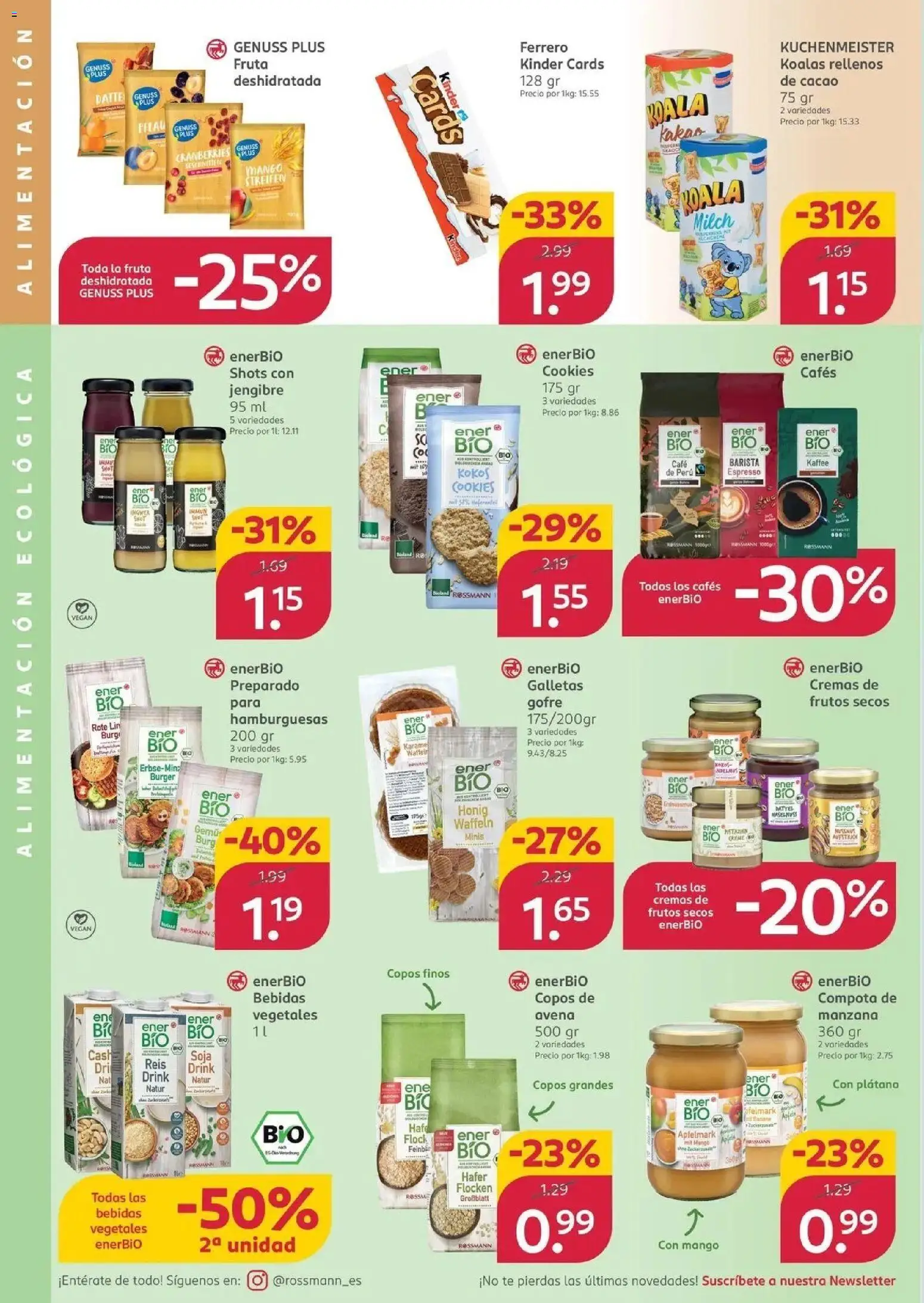 ROSSMANN - LLÁMALO AHORRO 28/09/2026 - 03/10/2026 | Página: 2 | Productos: Fruta, Café, Frutos secos, Galletas
