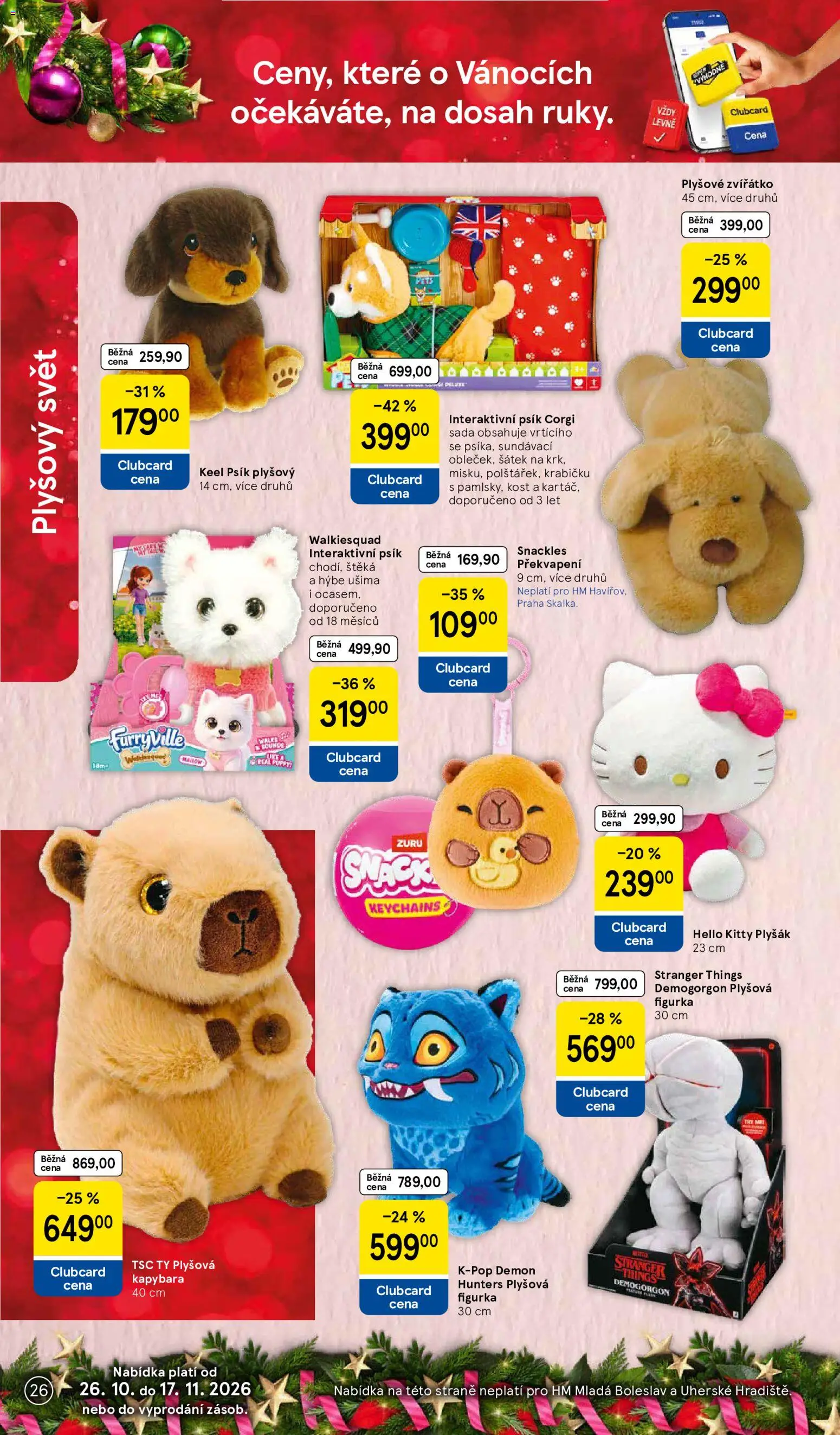 Tesco leták - Vánoční katalog hraček od 26.10.2026 | Strana: 26