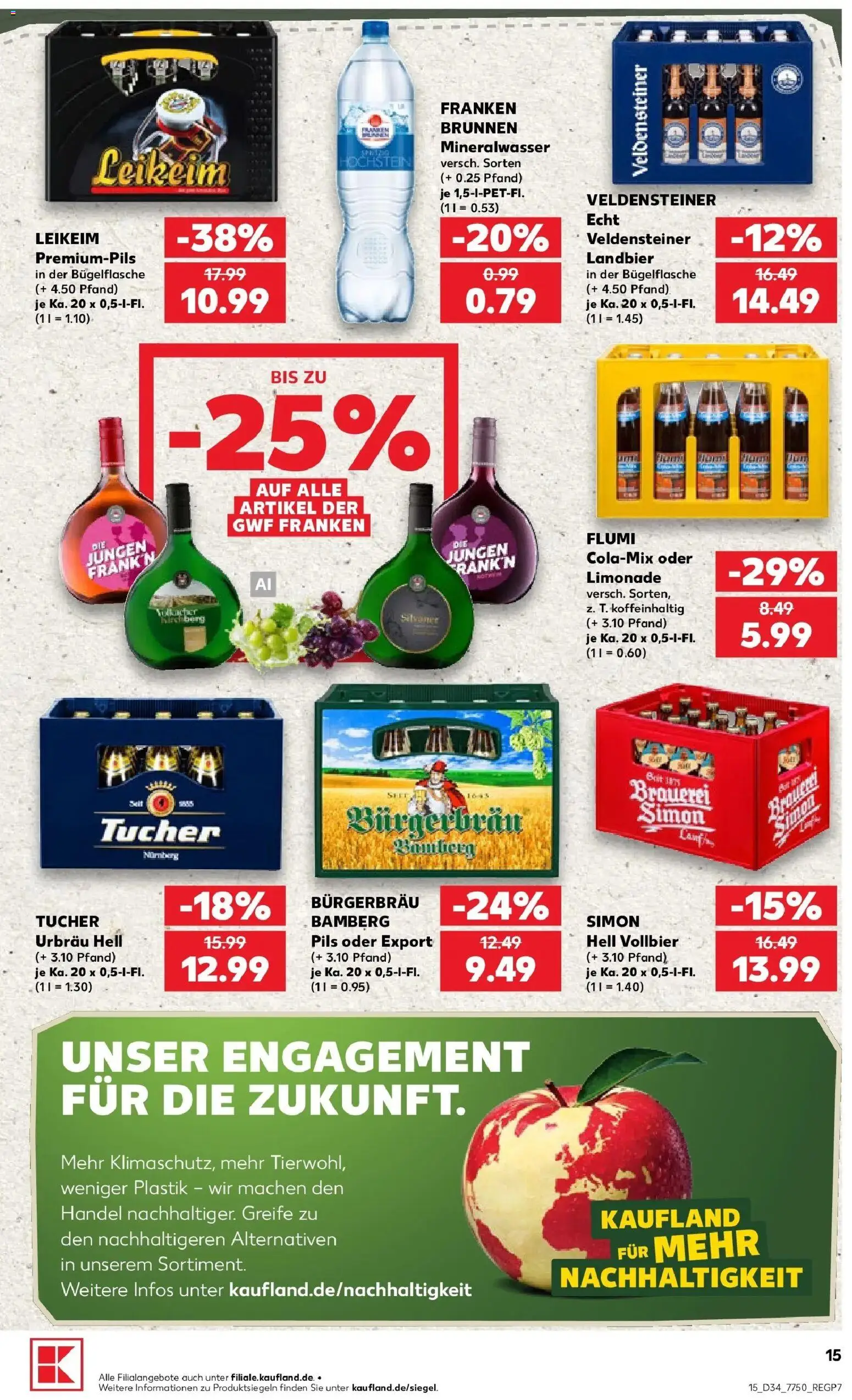 Prospekt Kaufland ab 17.08.2026 » Angebote Online zum Blättern | Seite: 26 | Produkte: Pils, Limonade, Mineralwasser