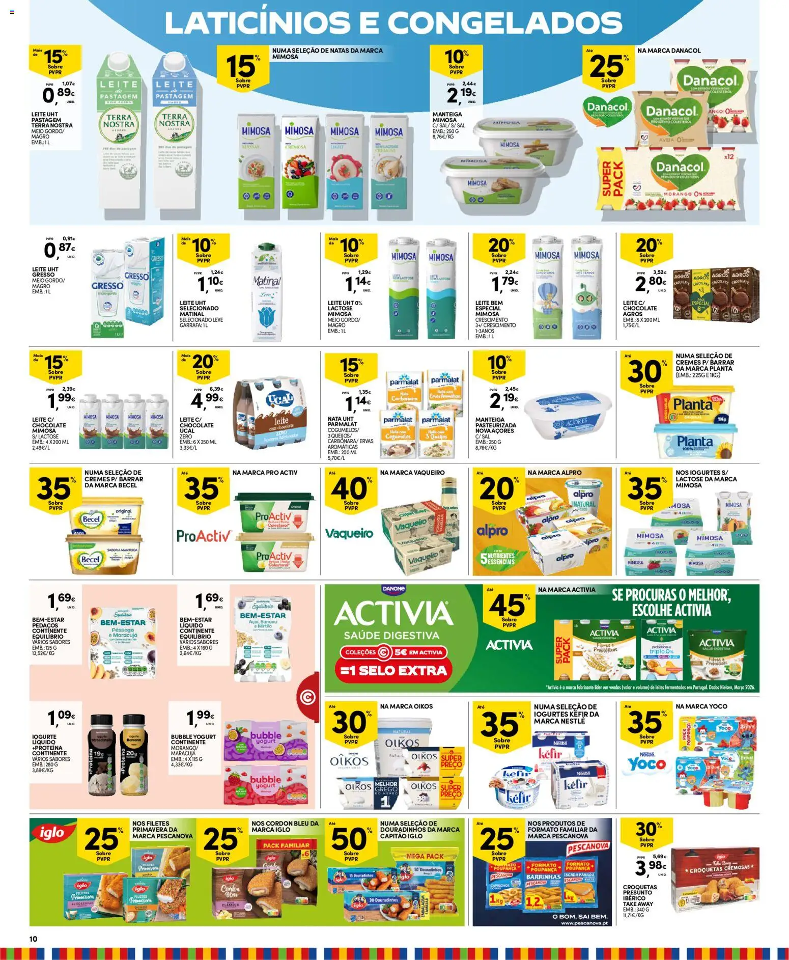 Continente Madeira │ válido de 19.05.2026 | Página: 10 | Produtos: Probióticos, Sal, Cogumelos, Proteina