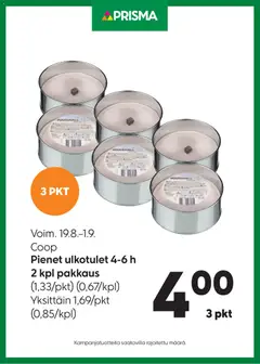 Prisma-mainoslehti voimassa 19/08/2026 alkaen