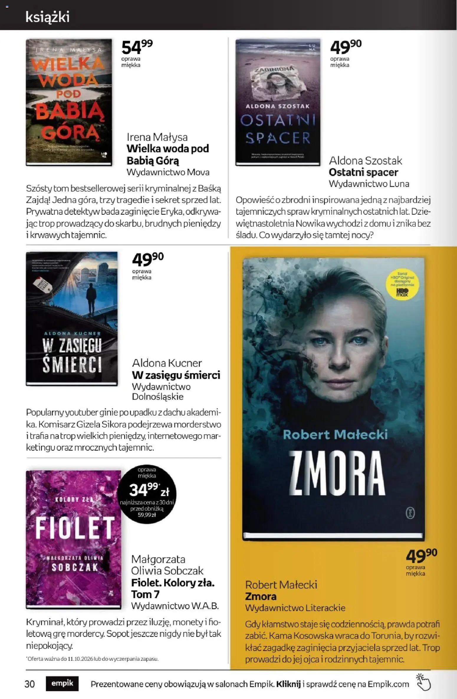 Empik promocje - Tom kultury Książki od 23.09.2026 | Strona: 30 | Produkty: Książki, Woda