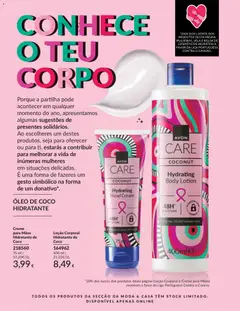 Pré-visualização Loção Corporal Hidratante de Coco, A hydrating body lotion with coconut, providing 48-hour moisture for normal to extra dry skin, in a 400ml bottle. válido de 01.06.2026 | Página: 198