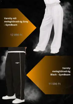 GymBeam akciós újság - amely érvényes a következő dátumtól: 17.04.2026 | Oldal: 2 | Termékek: Melegítőnadrág