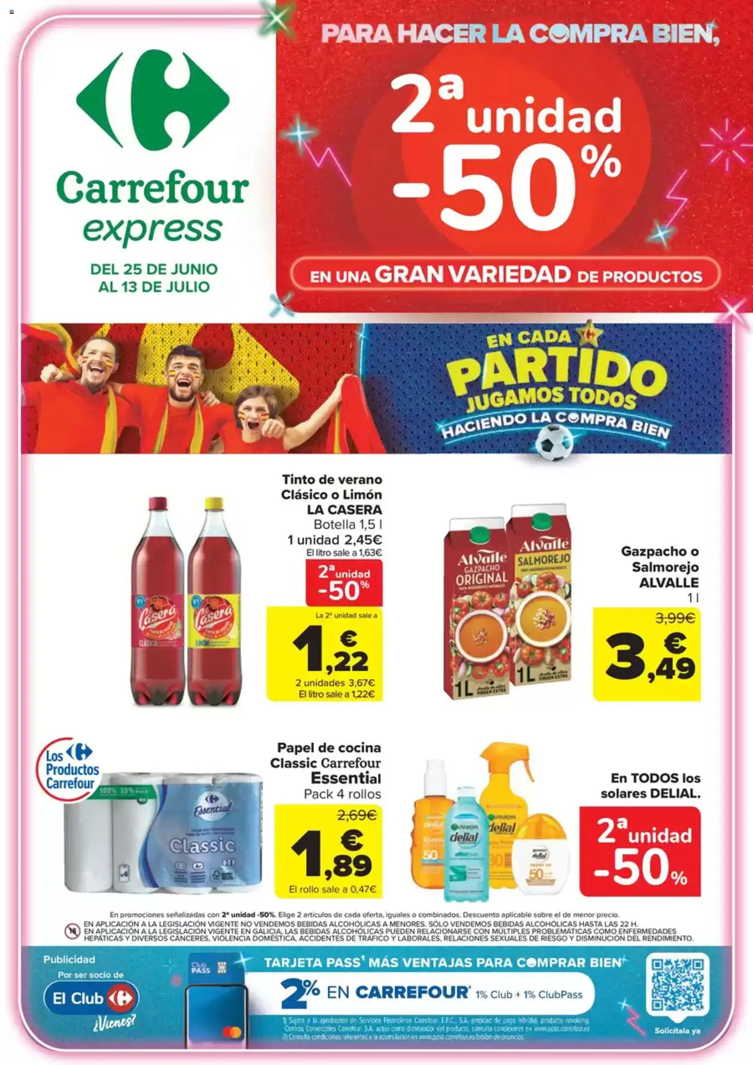 Carrefour Express folleto │ válido desde el 25/06/2026 | Página: 1 | Productos: Crema, Gazpacho, Cocina