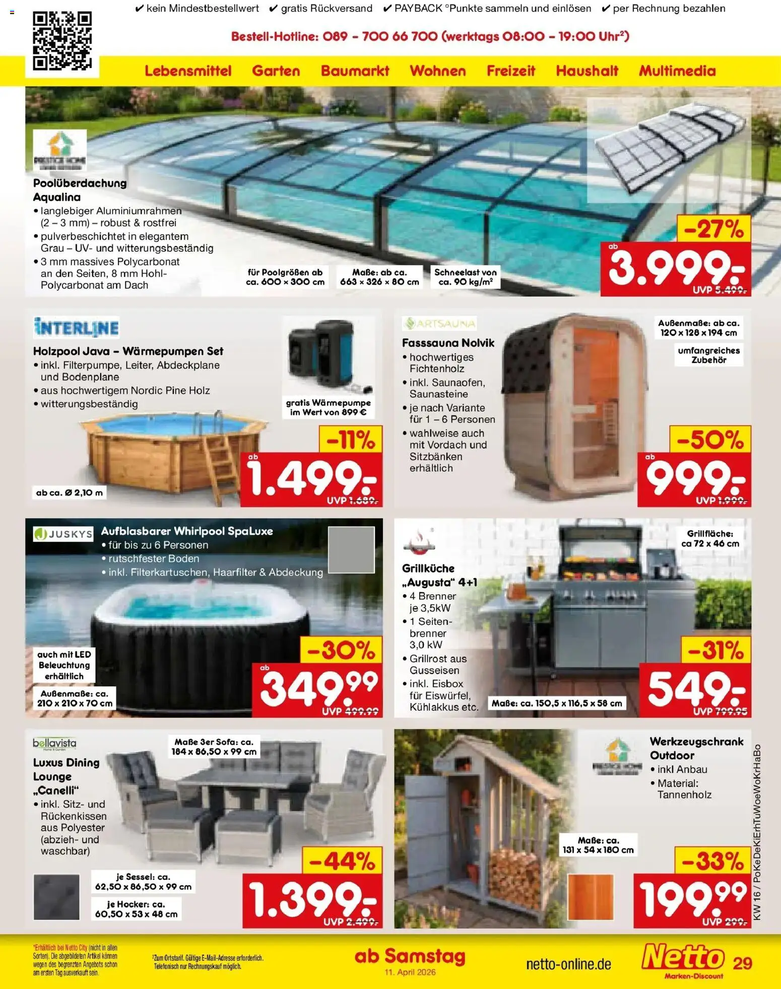 Netto Marken-Discount Prospekt Wuppertal	 – gültig ab 13.04.2026 | Seite: 43 | Produkte: Hocker, Sofa, Sessel