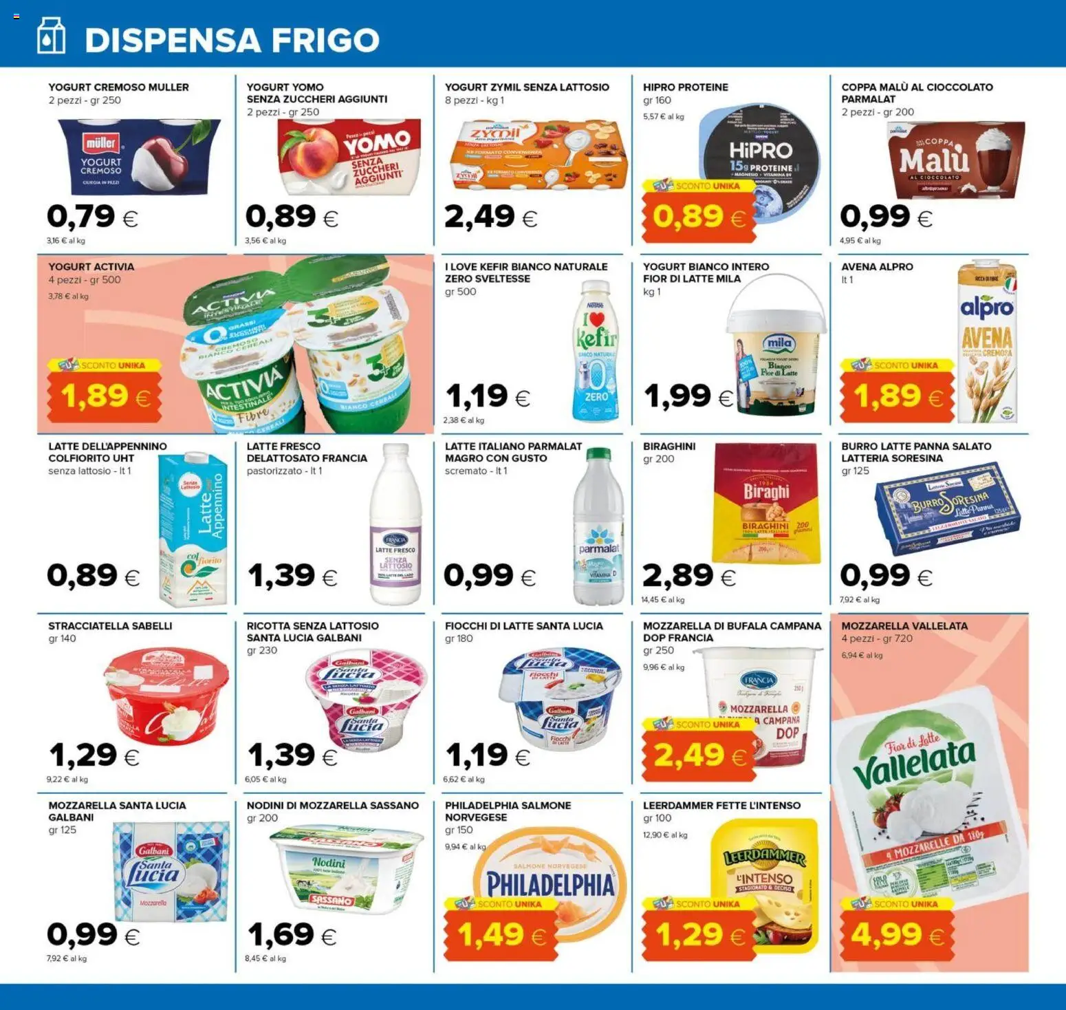 Volantino Oasi del 21/08/2026 | Pagina: 12 | Prodotti: Kefir, Yogurt, Fiocchi di latte, Burro