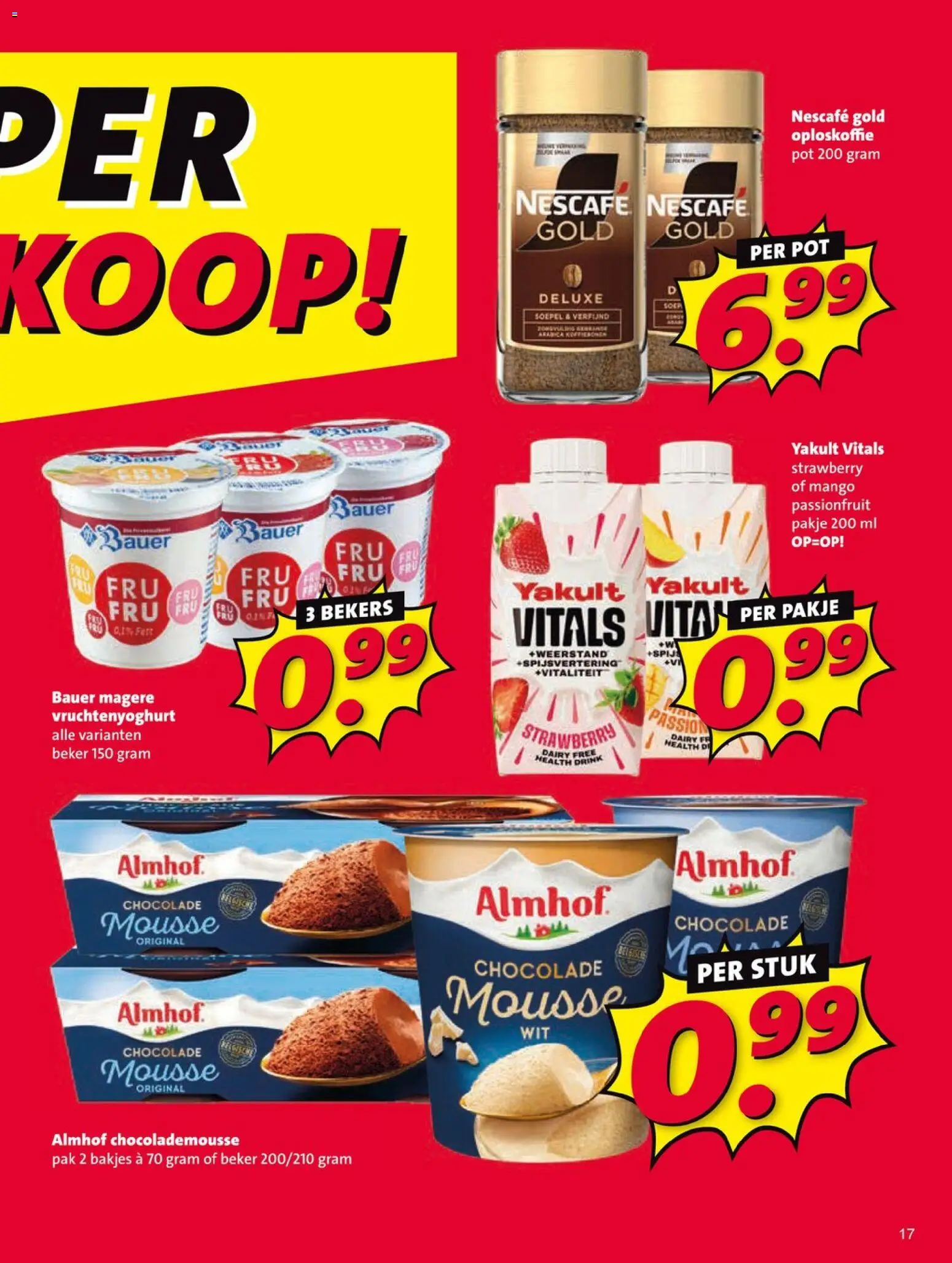 {H1} | Pagina: 17 | Producten: Pot, Oploskoffie, Mango, Nescafe