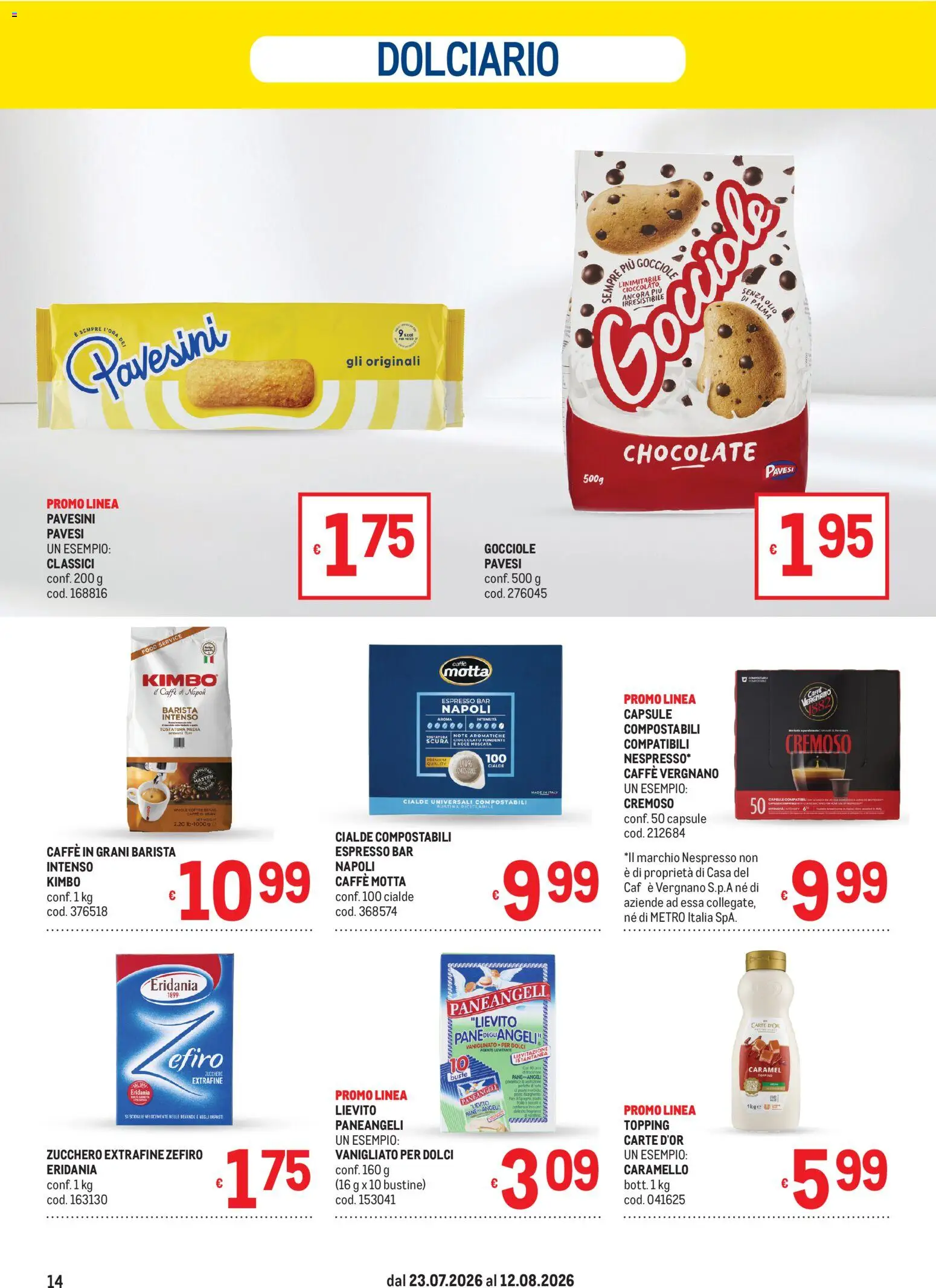 Volantino Metro del 23/07/2026 | Pagina: 14
