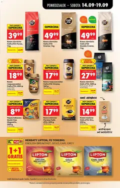 Pogląd oferty "Kawa rozpuszczalna Cafe d'Or Crema, 160 g, Kawa rozpuszczalna Cafe d'Or Crema, 160 g" - ważna od 14.09.2026 | Strona: 71