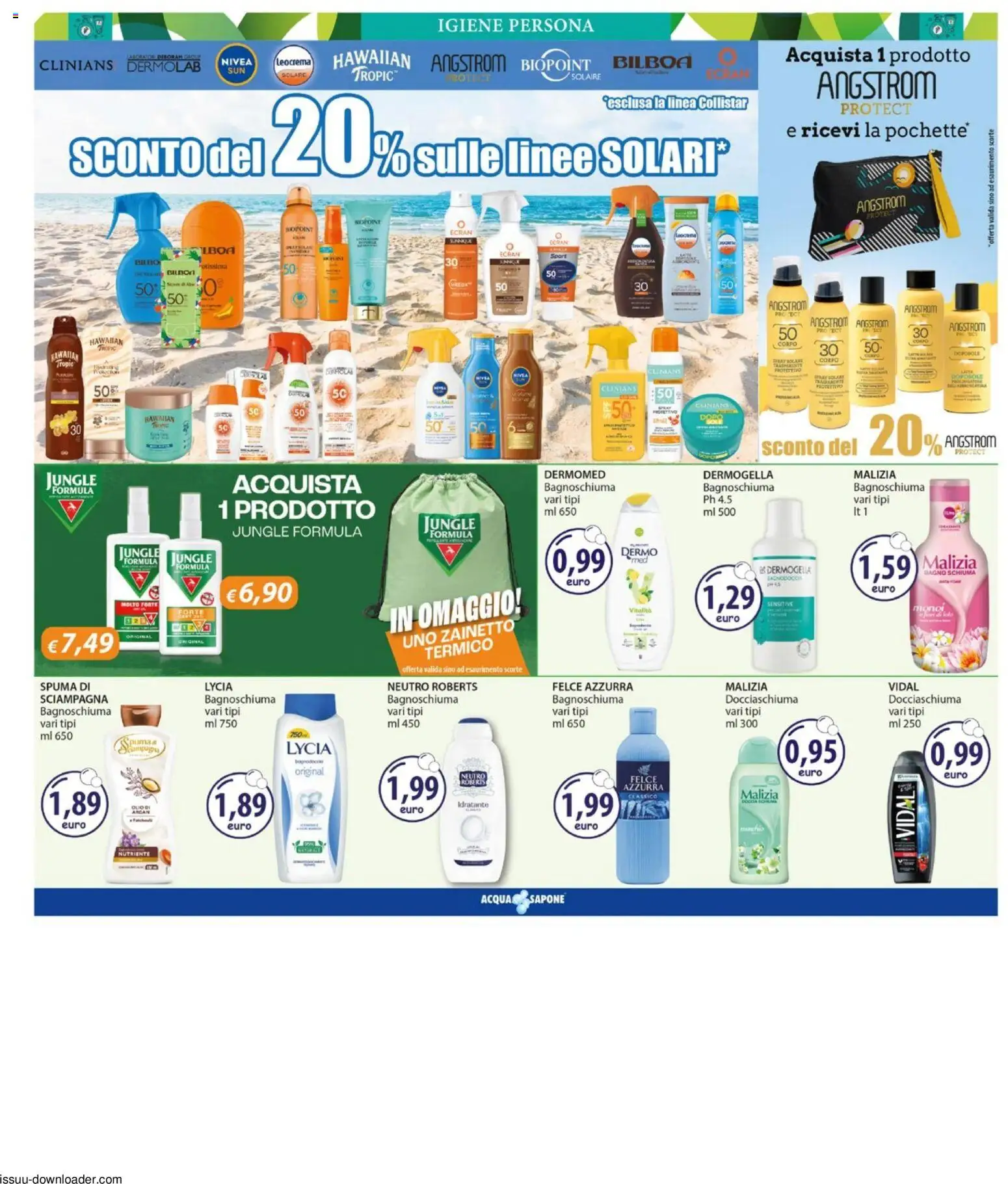 Volantino Acqua e Sapone del 15.06.2026 | Pagina: 5 | Prodotti: Bagnoschiuma, Olio