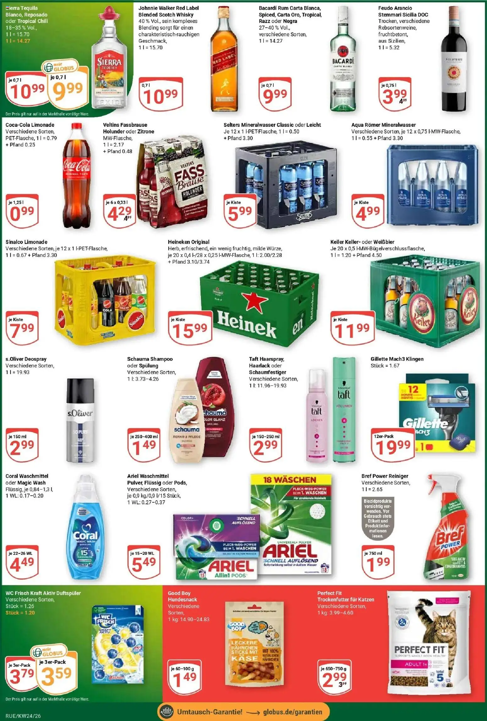 Globus Prospekt Rüsselsheim – gültig ab 08.06.2026 | Seite: 5 | Produkte: Coca cola, Käse, Tequila, Veltins