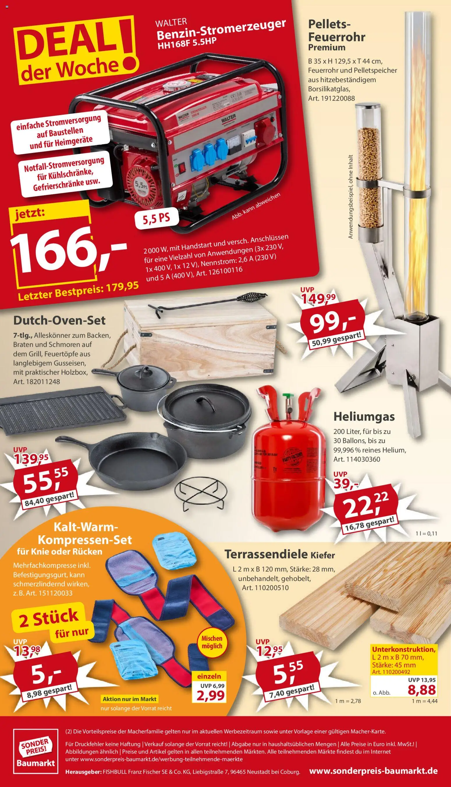 Sonderpreis Baumarkt Prospekt 	 – gültig ab 09.05.2026 | Seite: 20