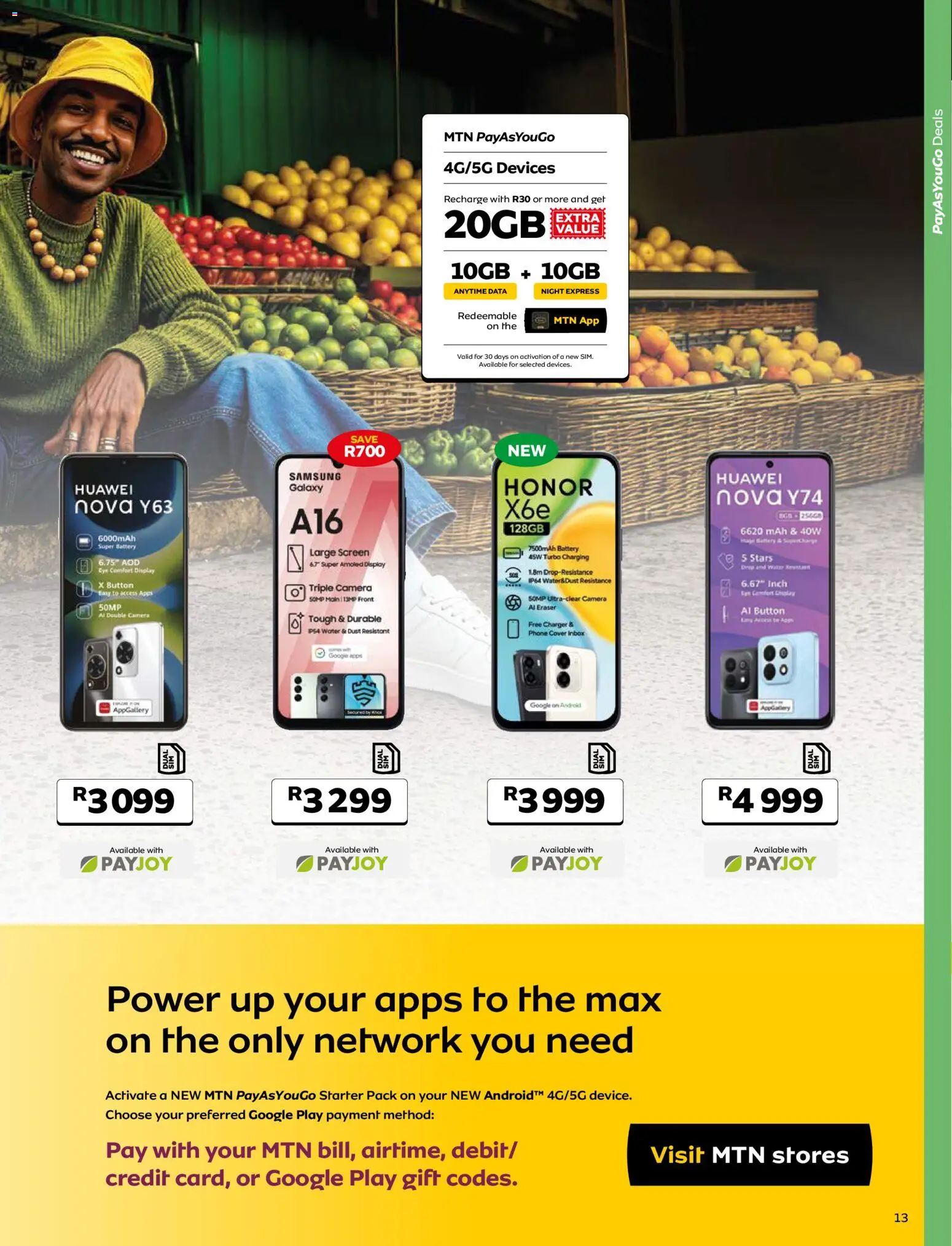 New MTN catalogue – valid from 07/10/2026 | Page: 13 | Products: Cover, Phone, Camera, Water
