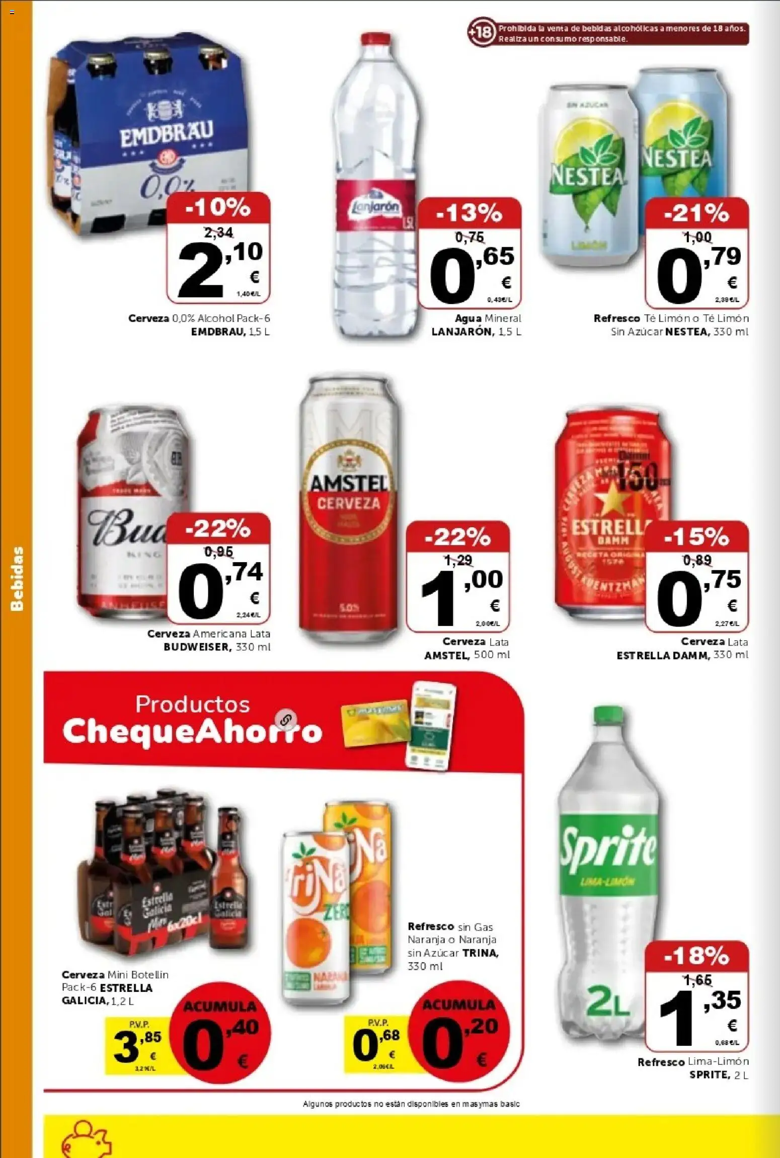 Masymas folleto │ válido desde el 16/10/2026 | Página: 14 | Productos: Limón, Sprite, Bebidas, Agua