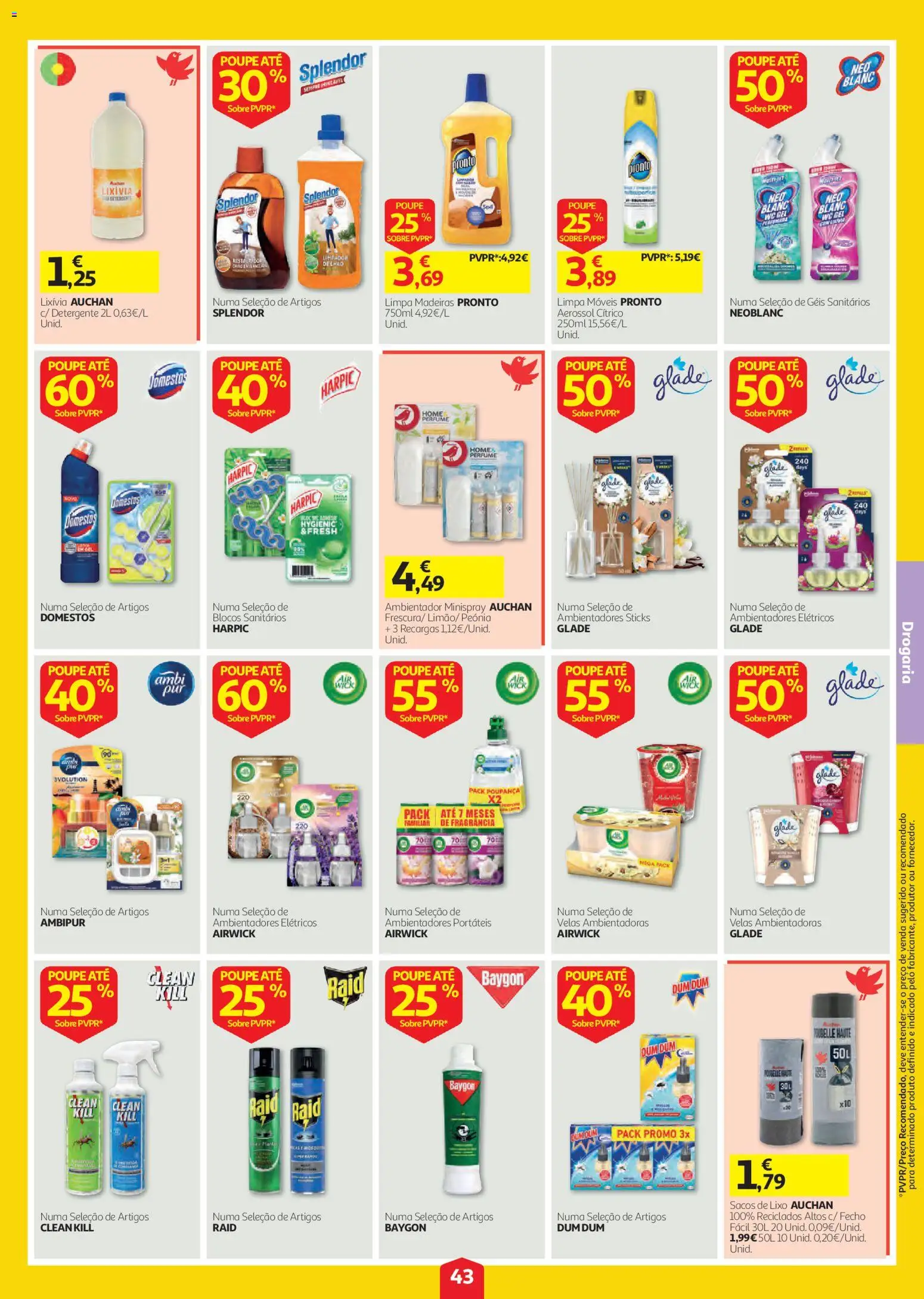 Auchan folheto │ válido de 20/08/2026 | Página: 43 | Produtos: Perfume, Fragrância, Detergente, Ambientador