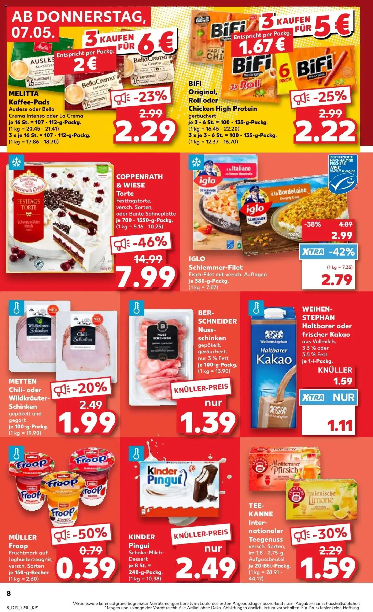 Prospekt Kaufland ab 04.05.2026 » Angebote Online zum Blättern | Seite: 13 | Produkte: Pfirsich, Chili, Schinken, Tee
