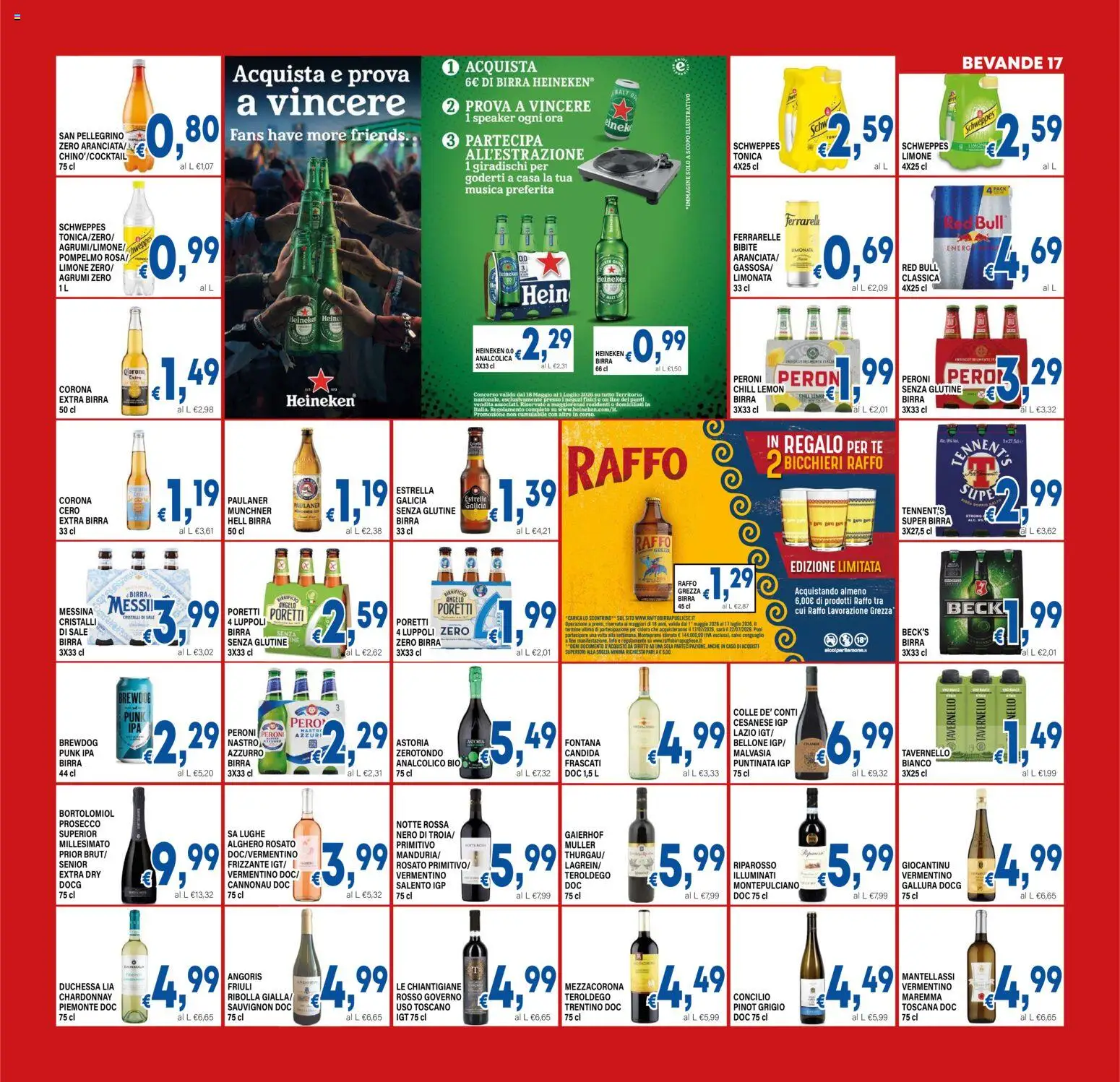 Volantino DEM del 20.05.2026 | Pagina: 17 | Prodotti: Tennent's, Pompelmo, Sale, Speaker